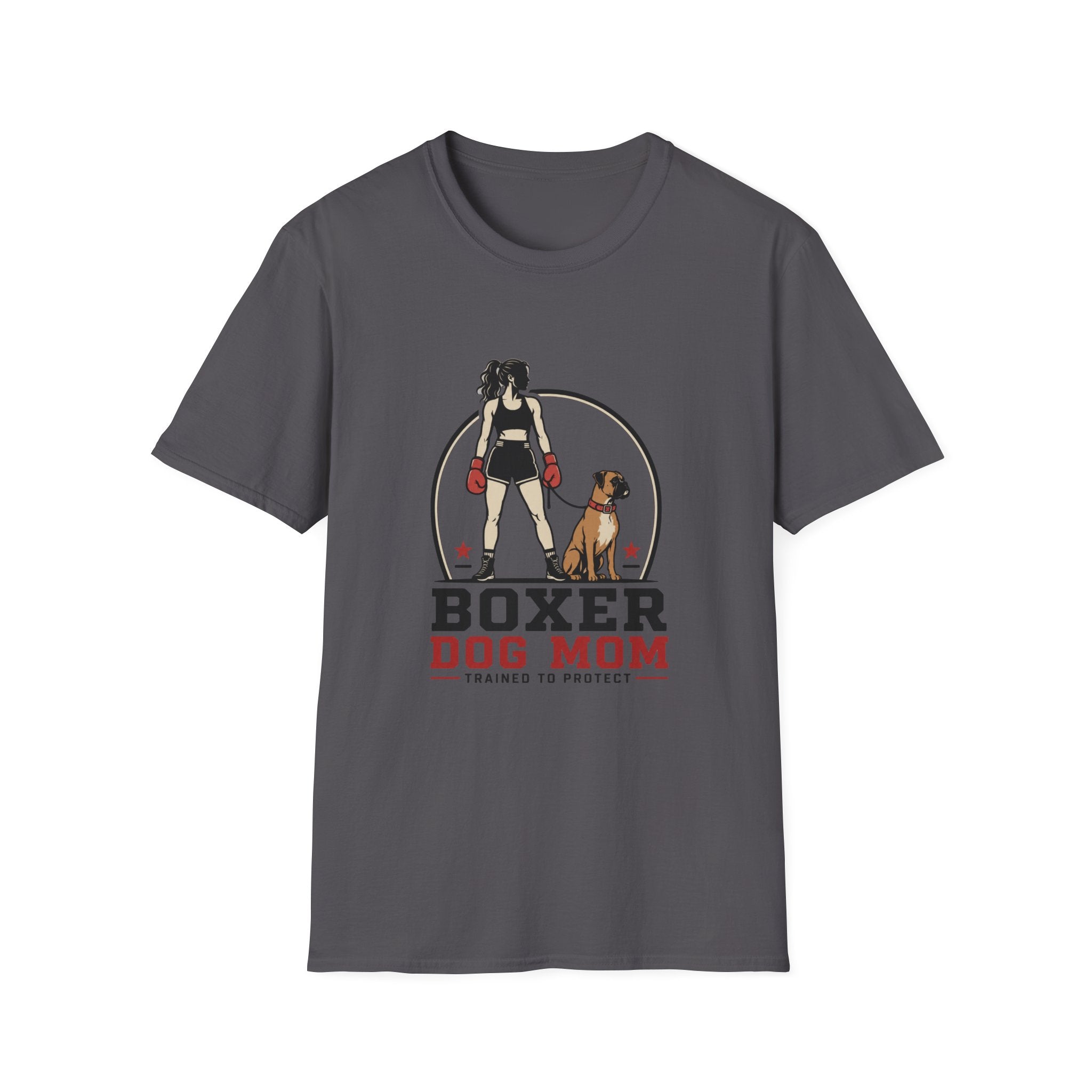 Boxer Dog Mom Trained To Protect Boxing T-Shirt