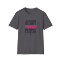 I Go To Boxing So I Don't Punch People At The Grocery Store Boxing T-Shirt