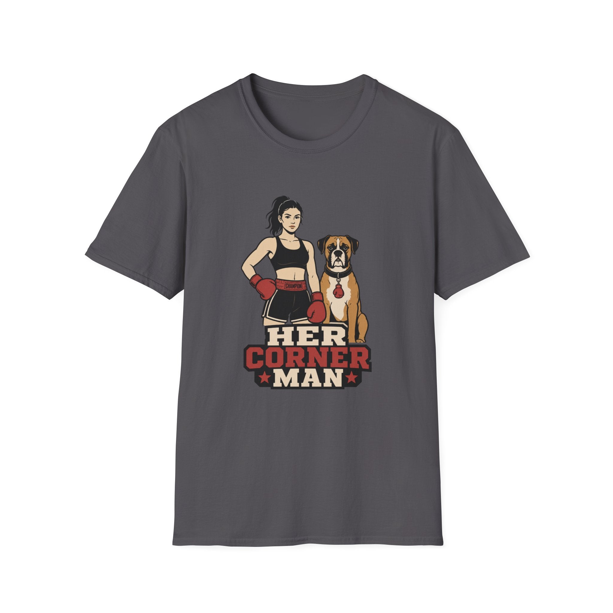 Her Corner Man Boxing T-Shirt