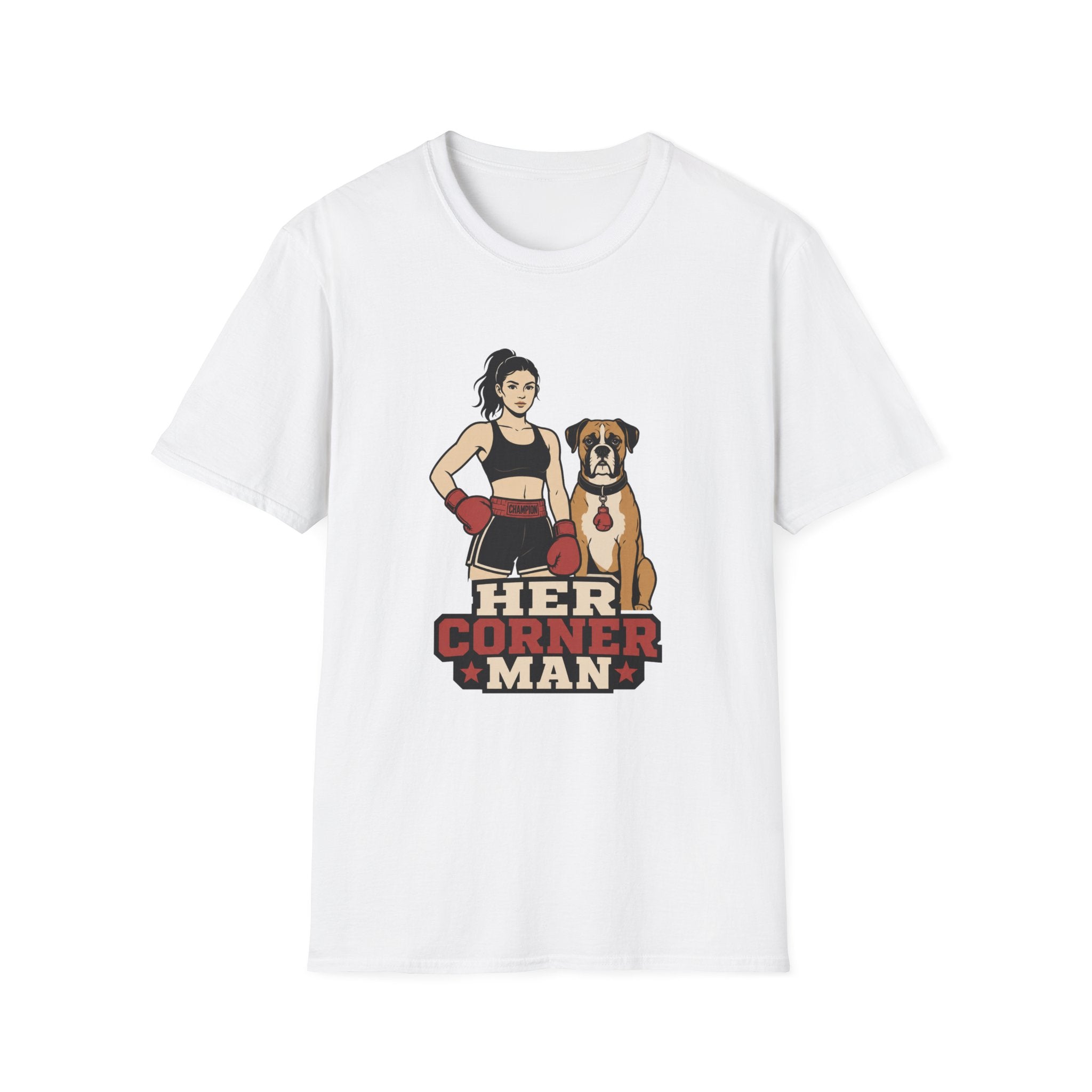 Her Corner Man Boxing T-Shirt