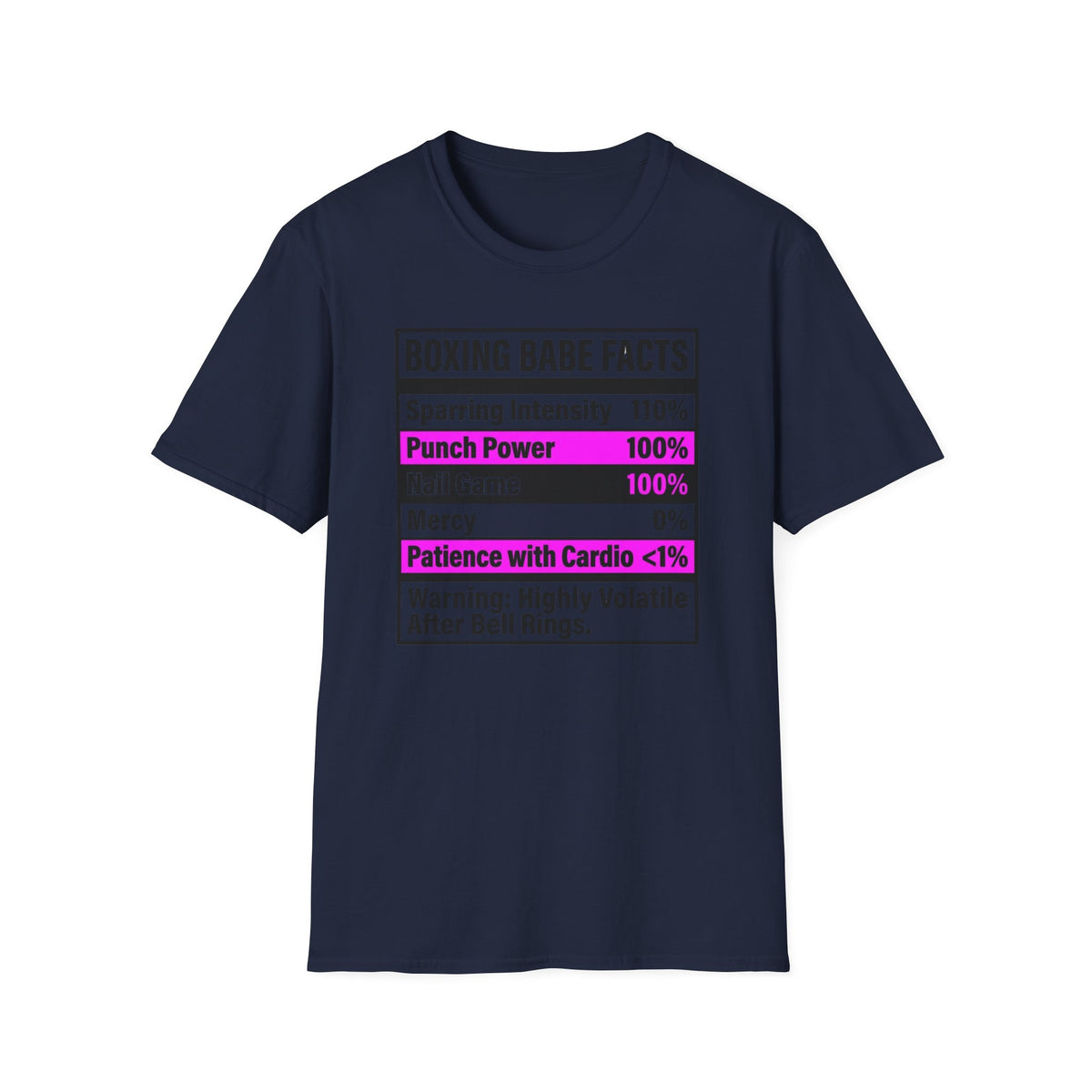 Boxing Babe Facts Boxing T-Shirt