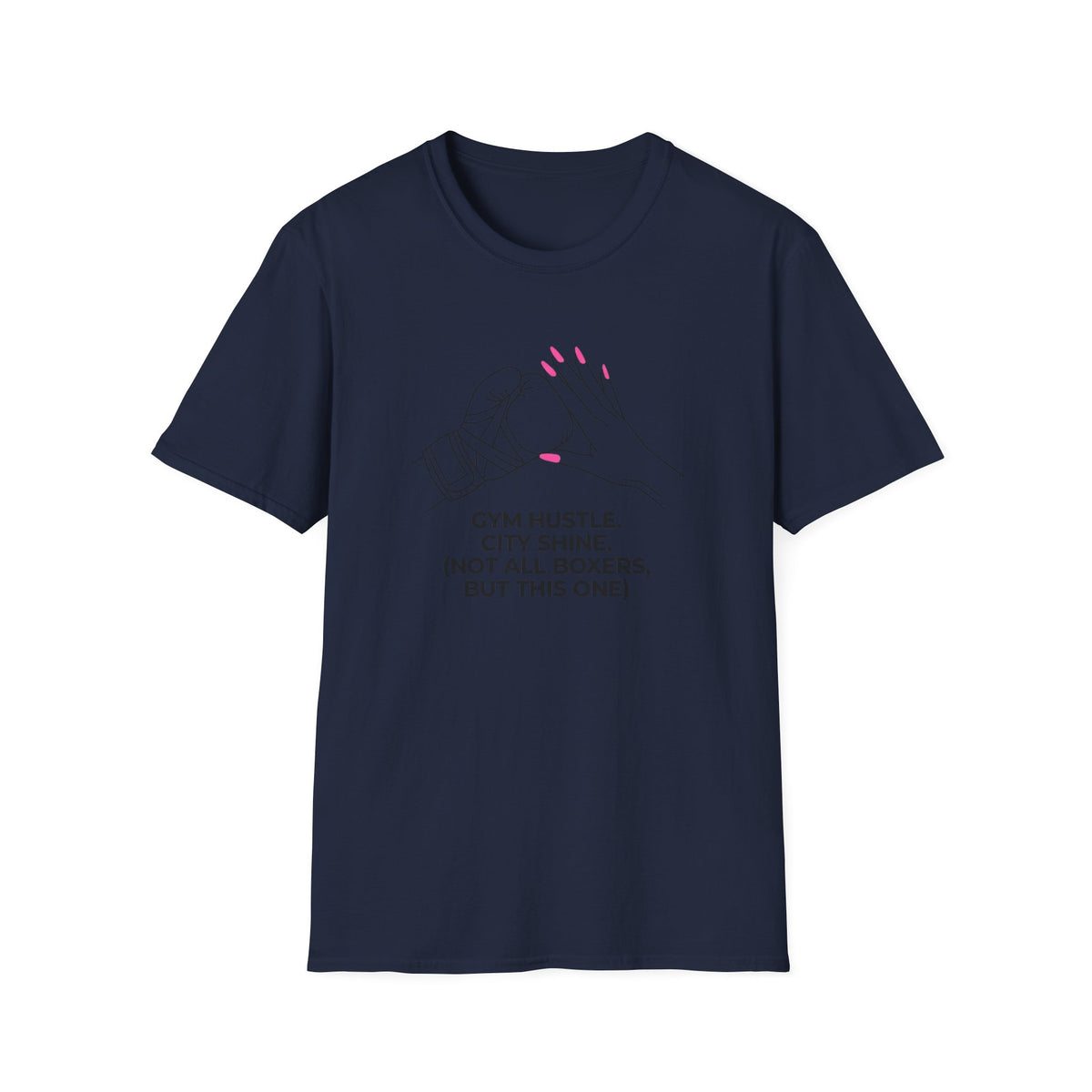 Gym Hustle City Shine Boxing T-Shirt