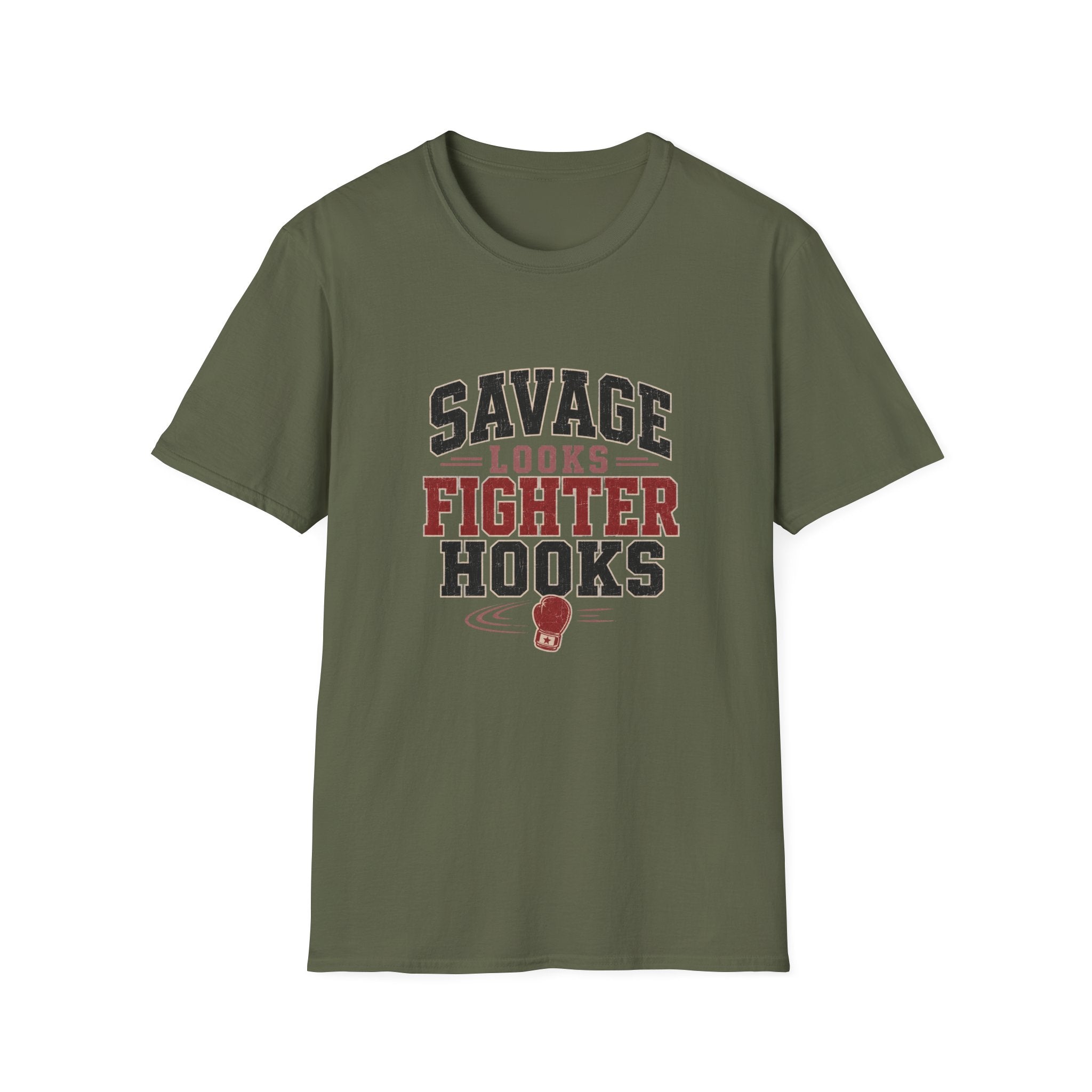 Savage Looks Fighter Hooks T-Shirt