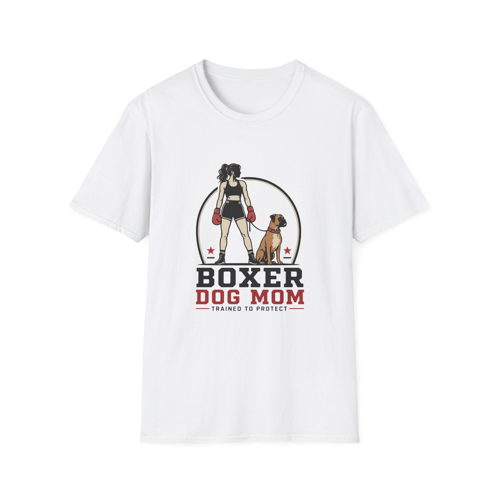 Boxer Dog Mom Trained To Protect Boxing T-Shirt