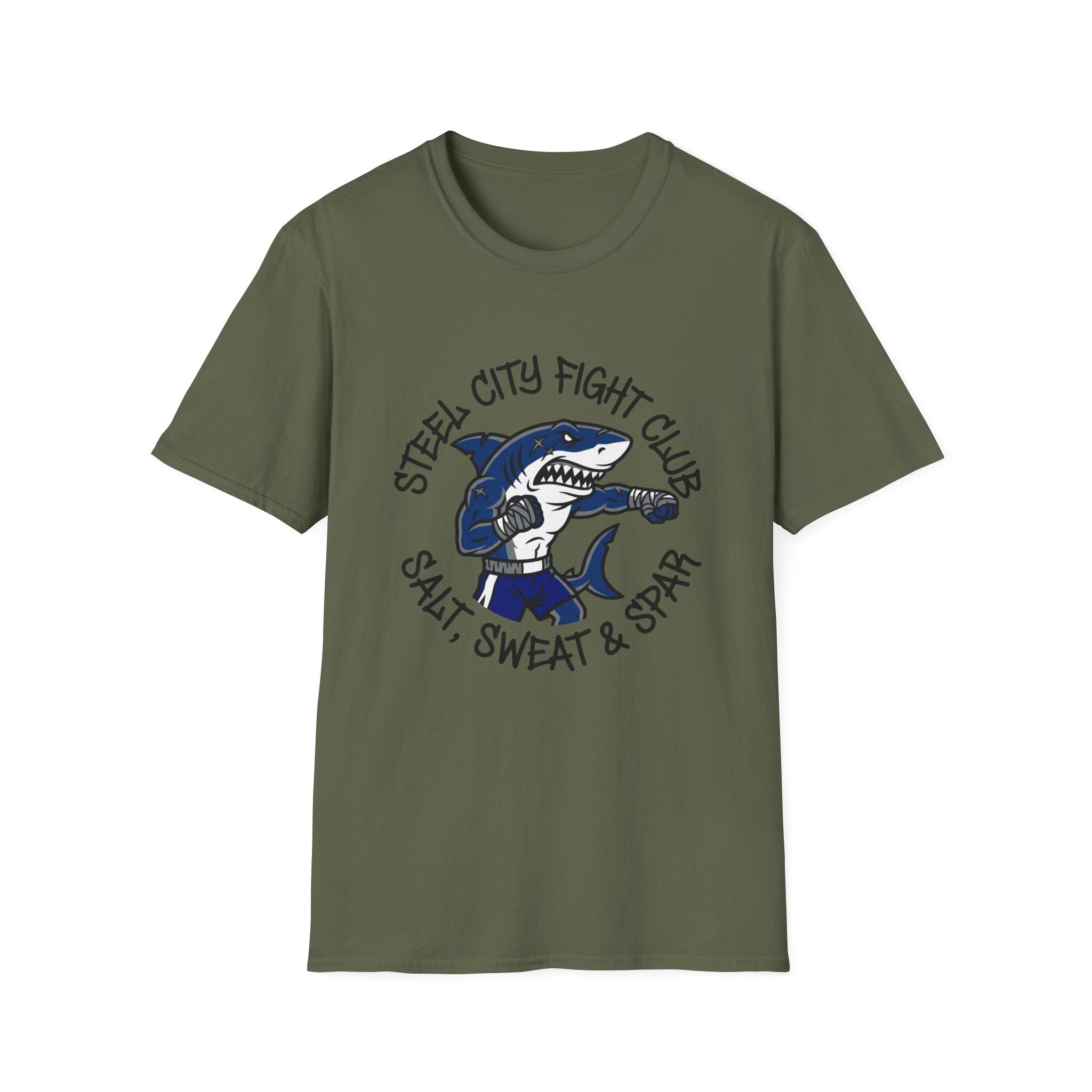 Steel City Fight Club Salt, Sweat & Spar Boxing T-Shirt