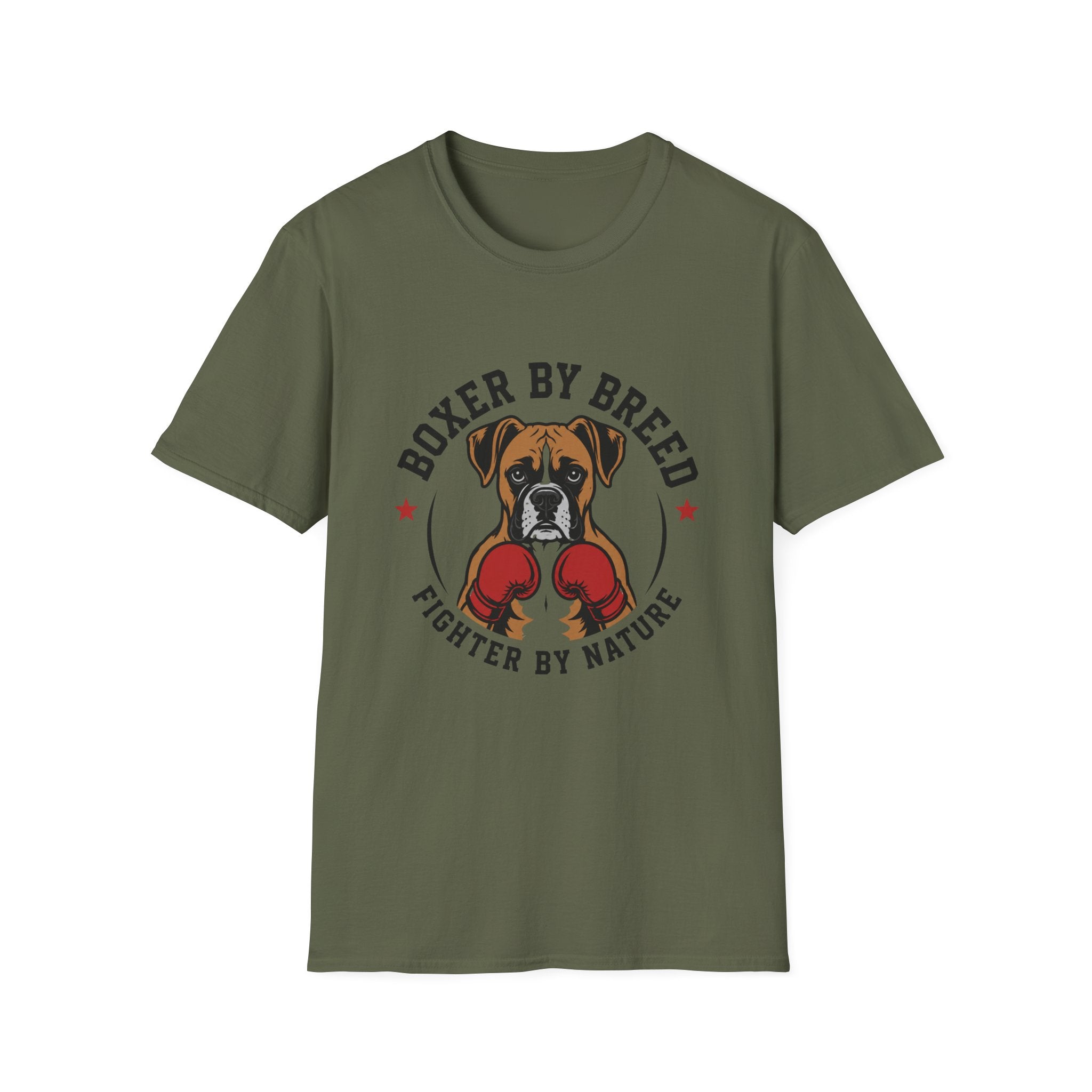 Boxer By Breed Fighter By Nature T-Shirt