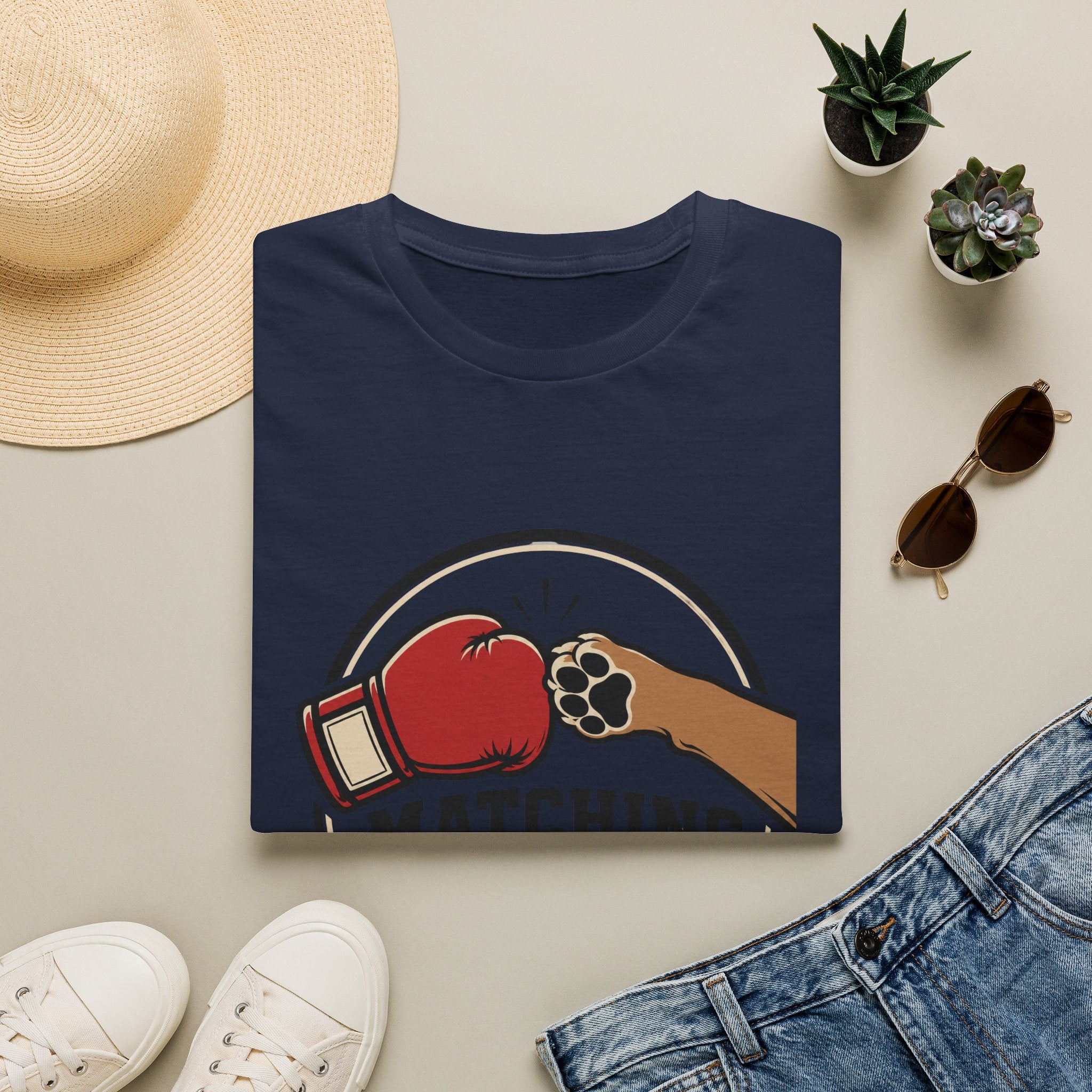 Matching Fight Energy Boxing T-Shirt