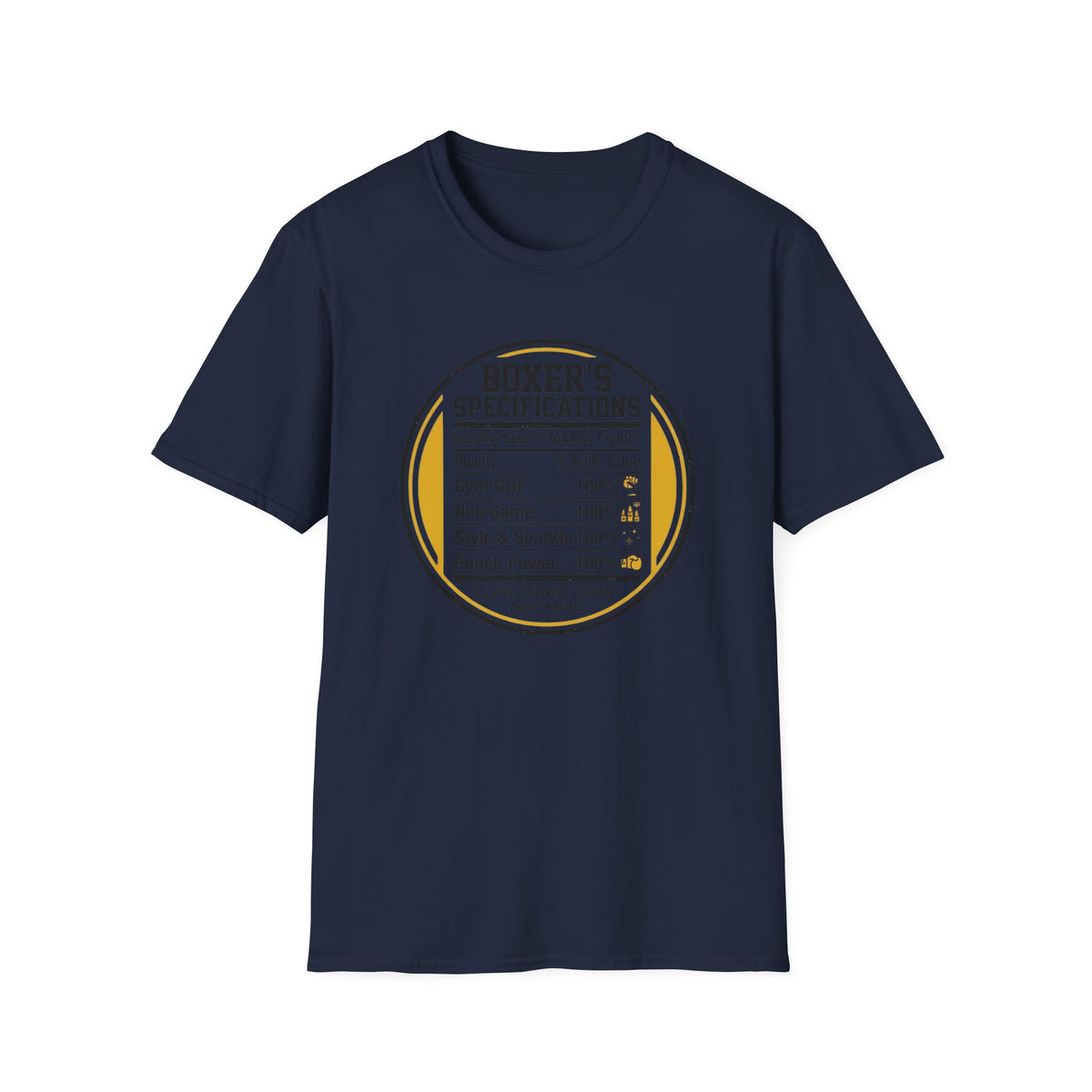 Boxer's Specifications BoxingT-Shirt