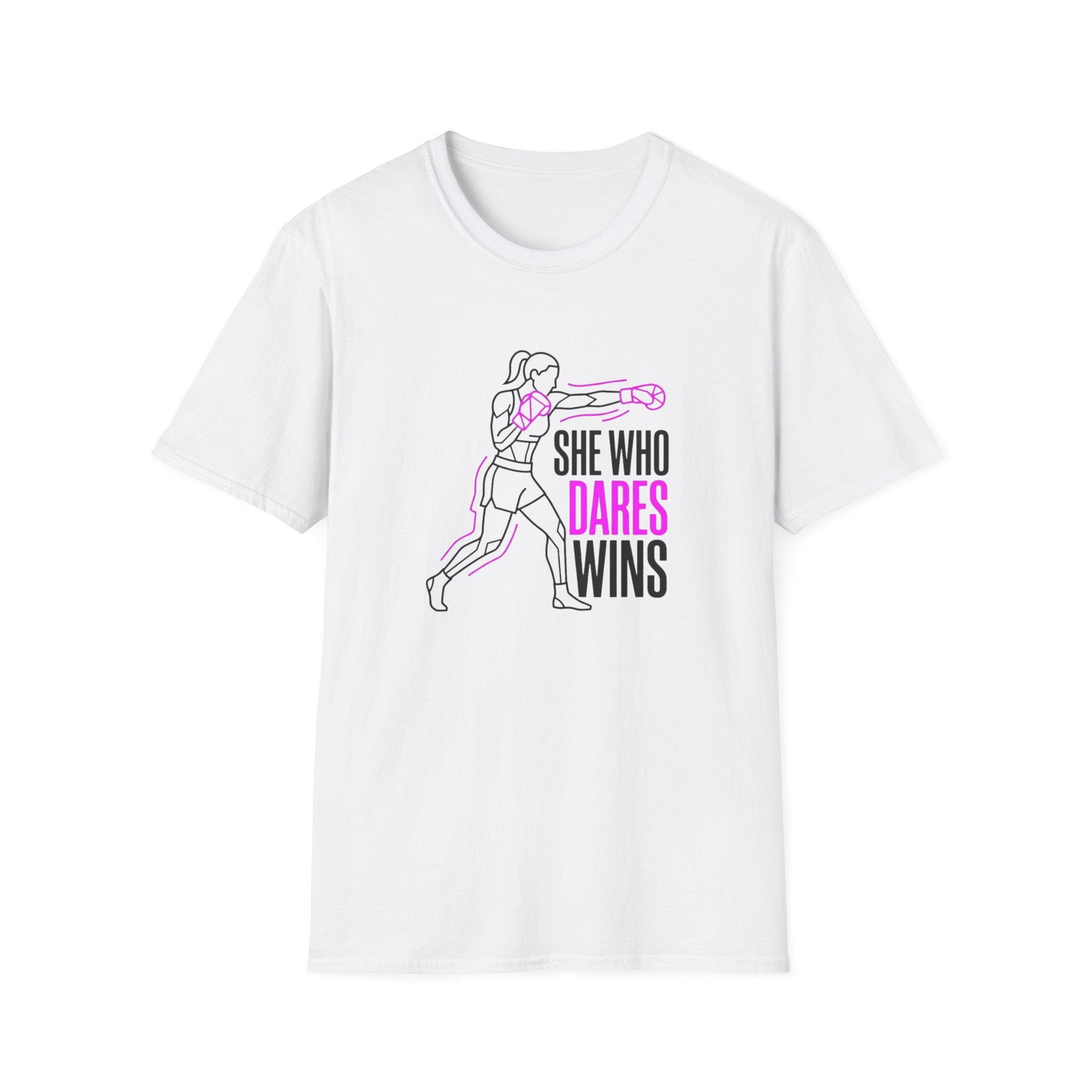 She Who Dares Wins Boxing T-Shirt