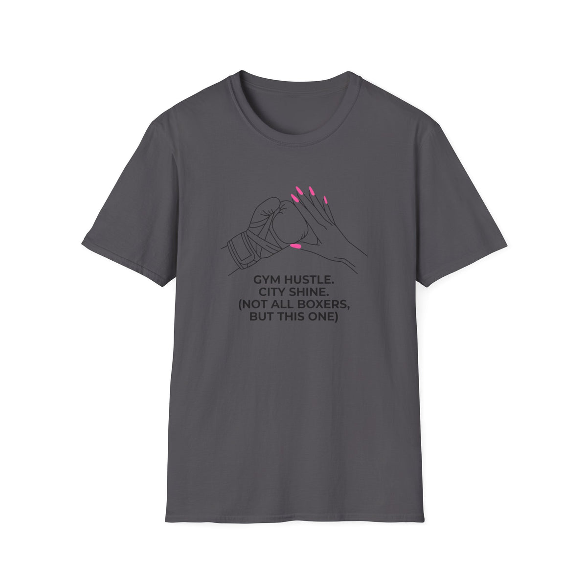 Gym Hustle City Shine Boxing T-Shirt