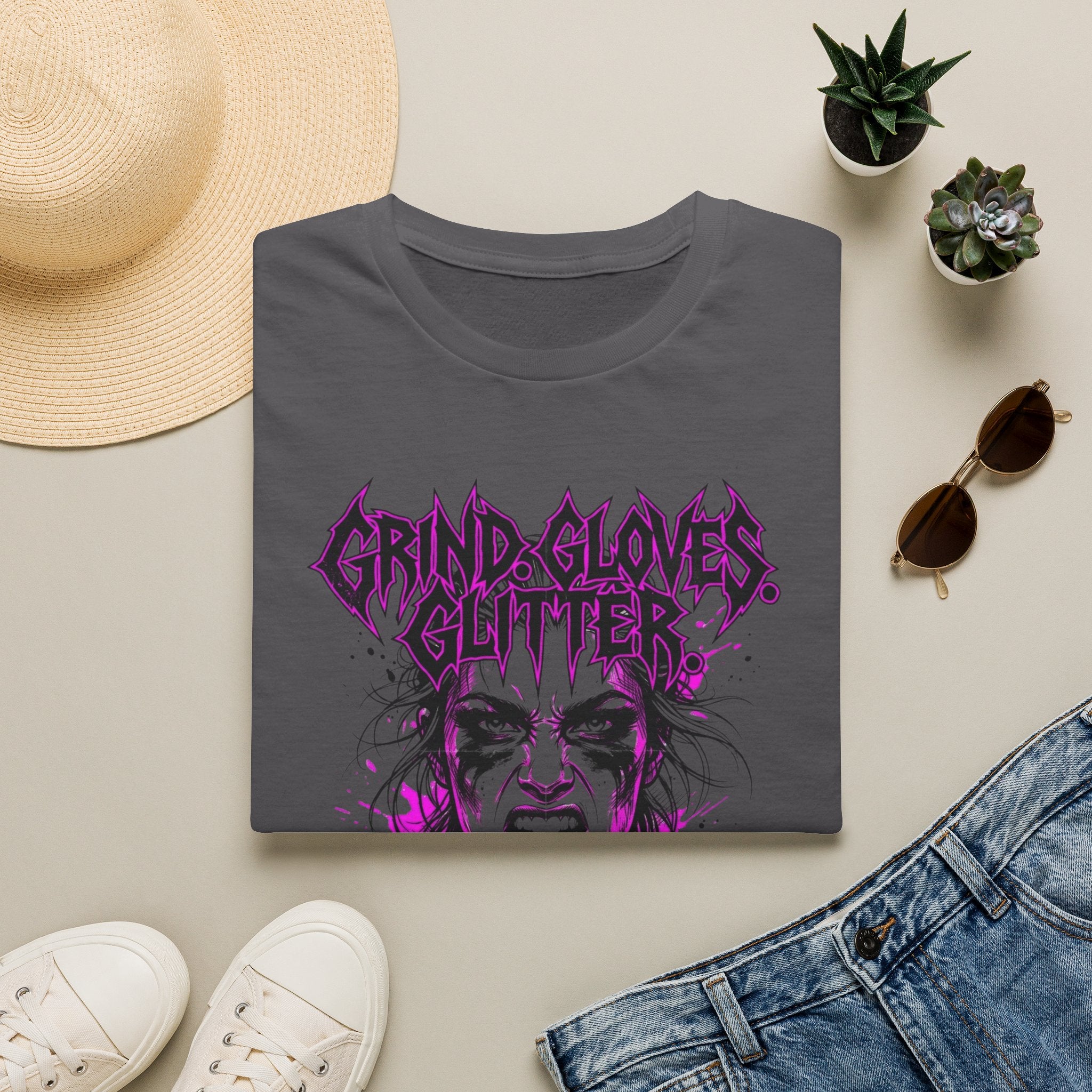 Grind Gloves Glitter Boxing T-Shirt