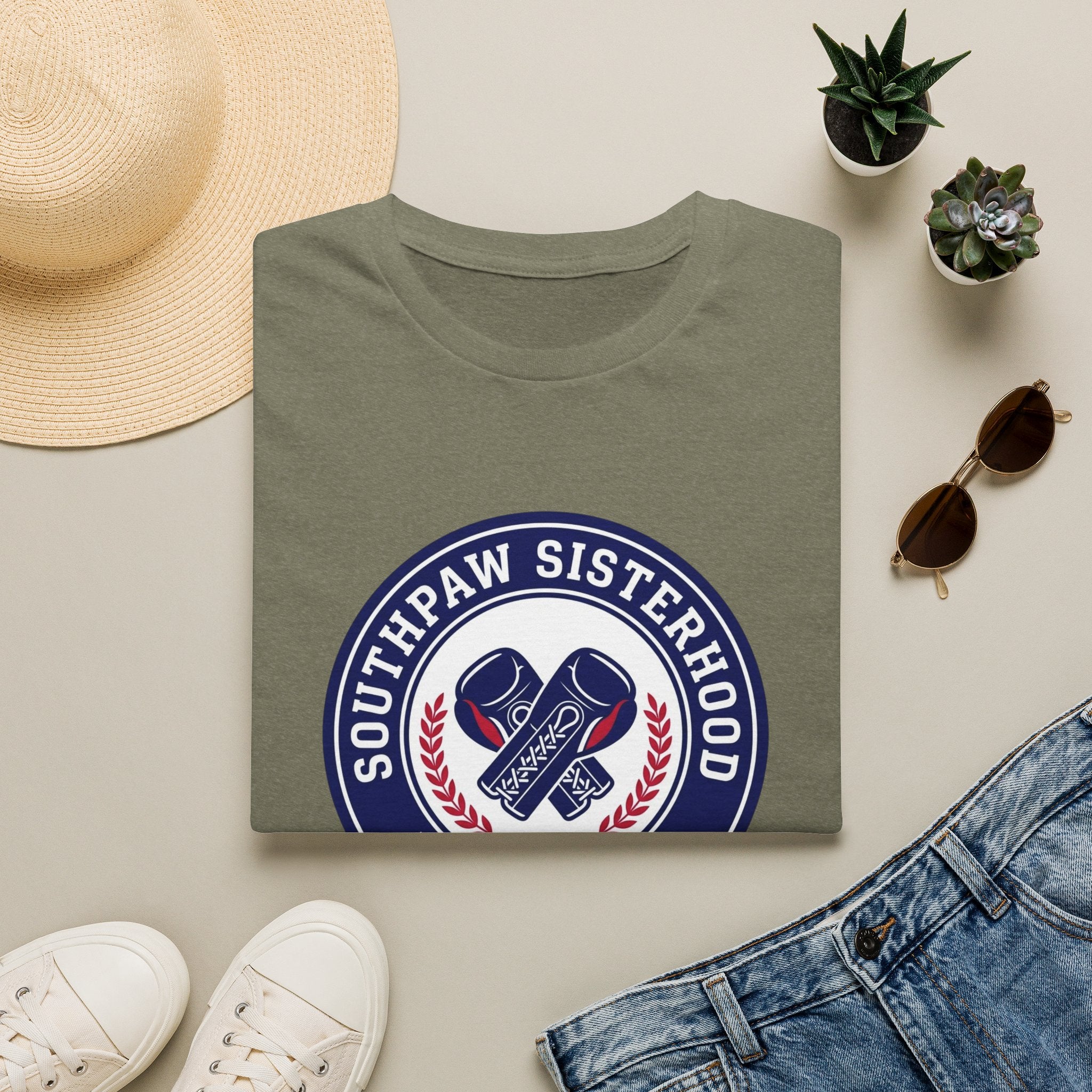 South Paw Sisterhood Fightclub Boxing T-Shirt