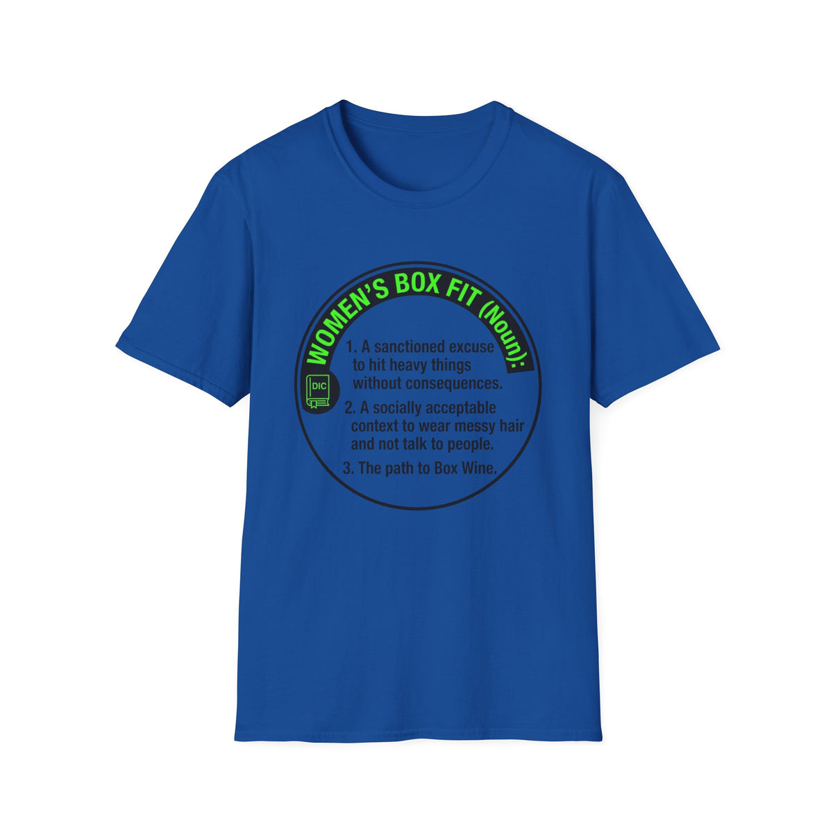 Women's Box Fit (Noun):  BoxingT-Shirt