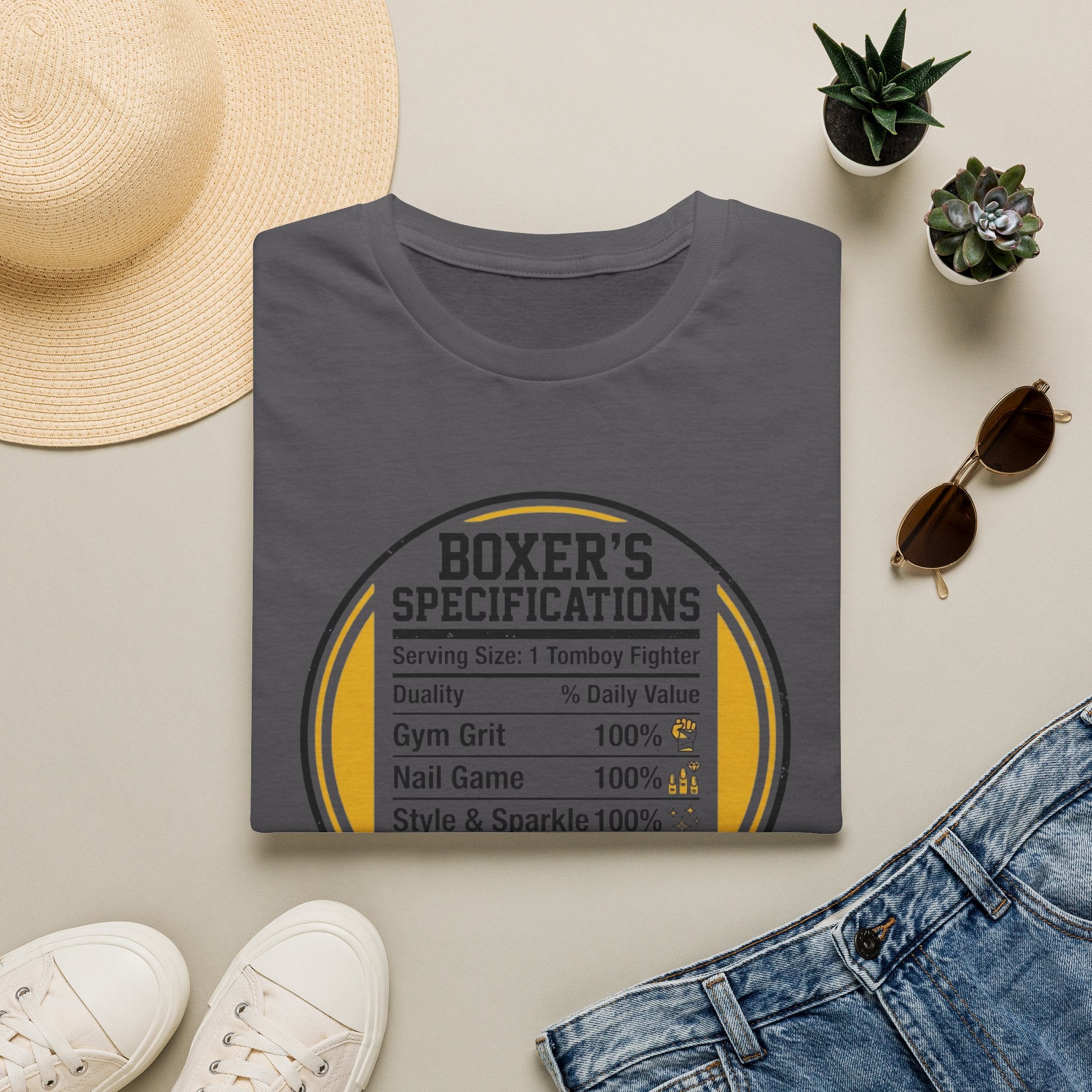Boxer's Specifications BoxingT-Shirt