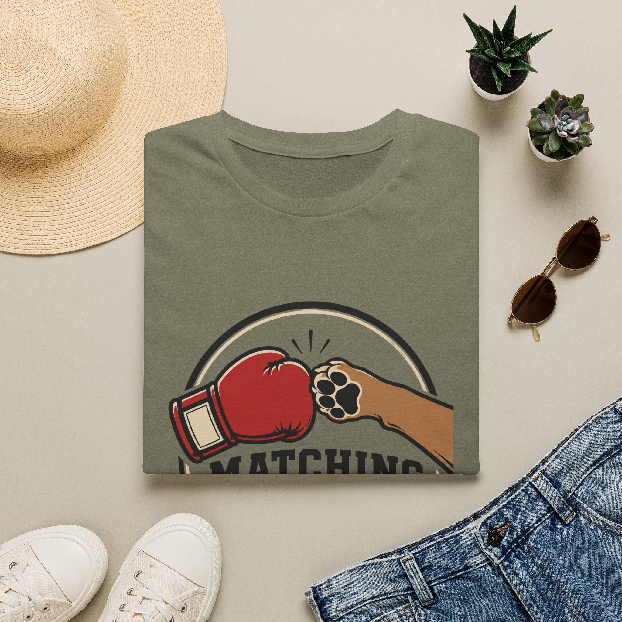 Matching Fight Energy Boxing T-Shirt