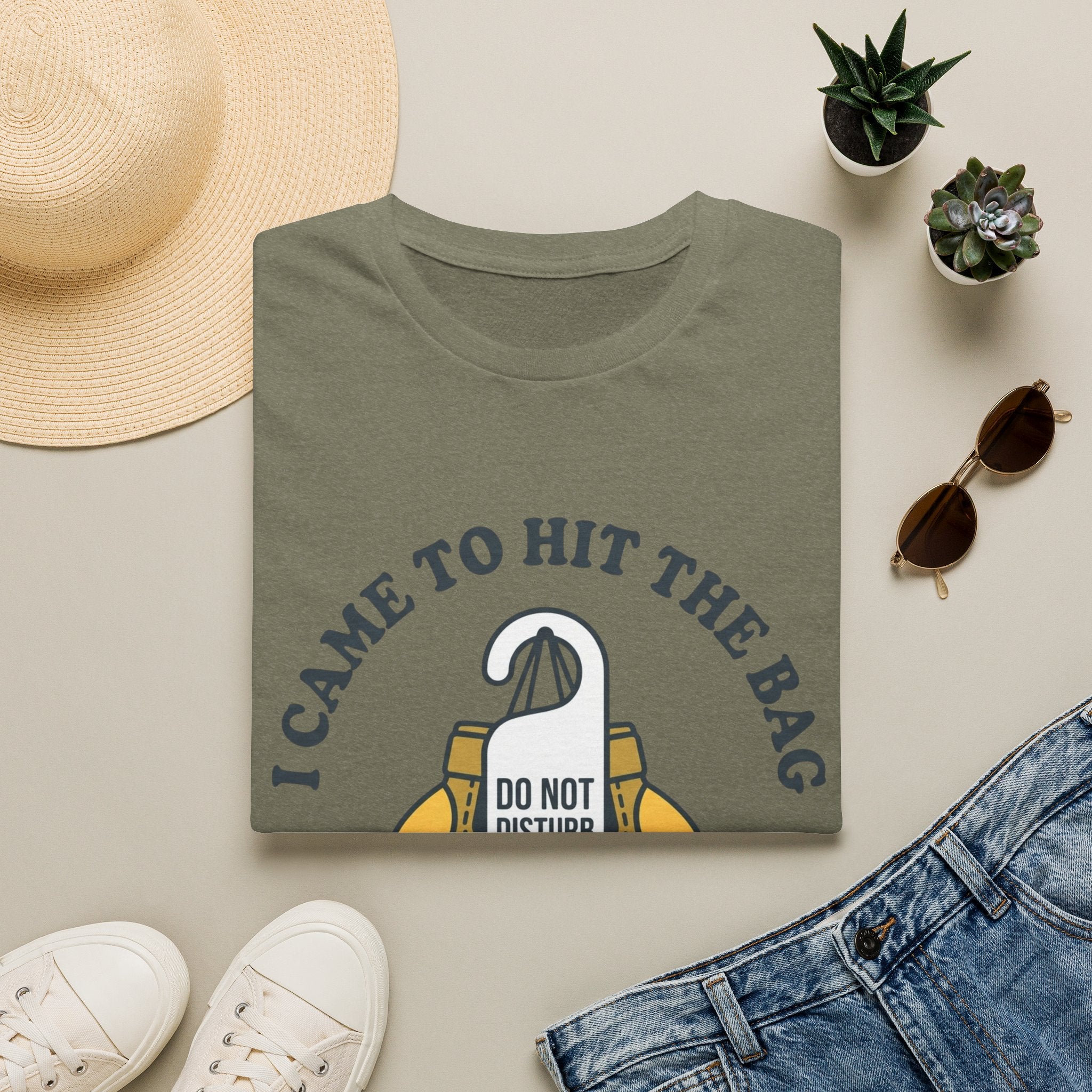 I Came To Hit The Bag Not Make Friends Boxing T-Shirt