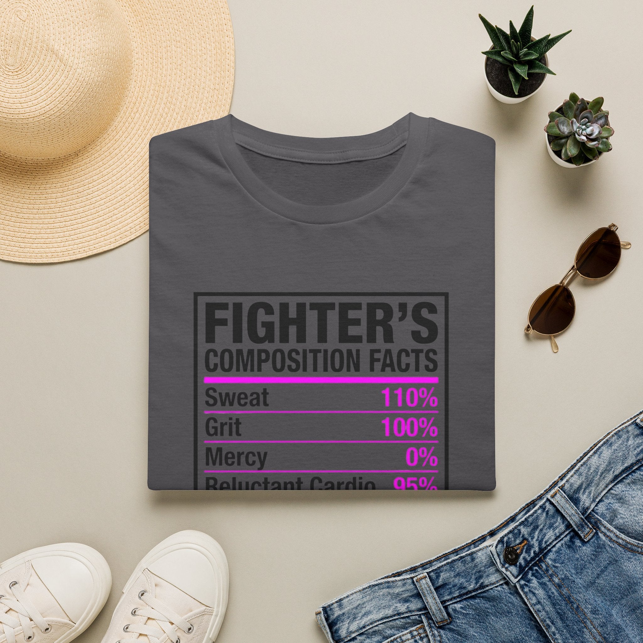 Fighter's Composition Facts Boxing T-Shirt