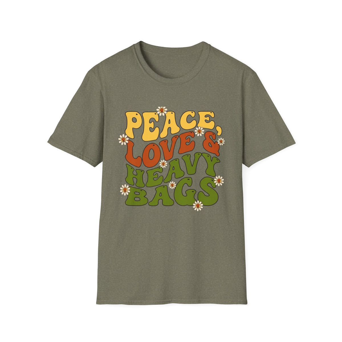 Peace, Love & Heavy Bags T-Shirt