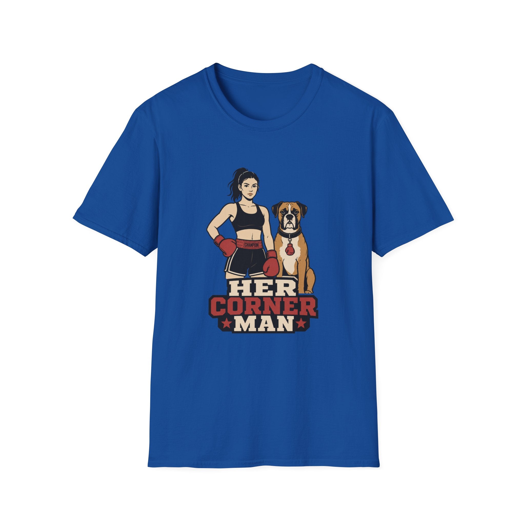 Her Corner Man Boxing T-Shirt