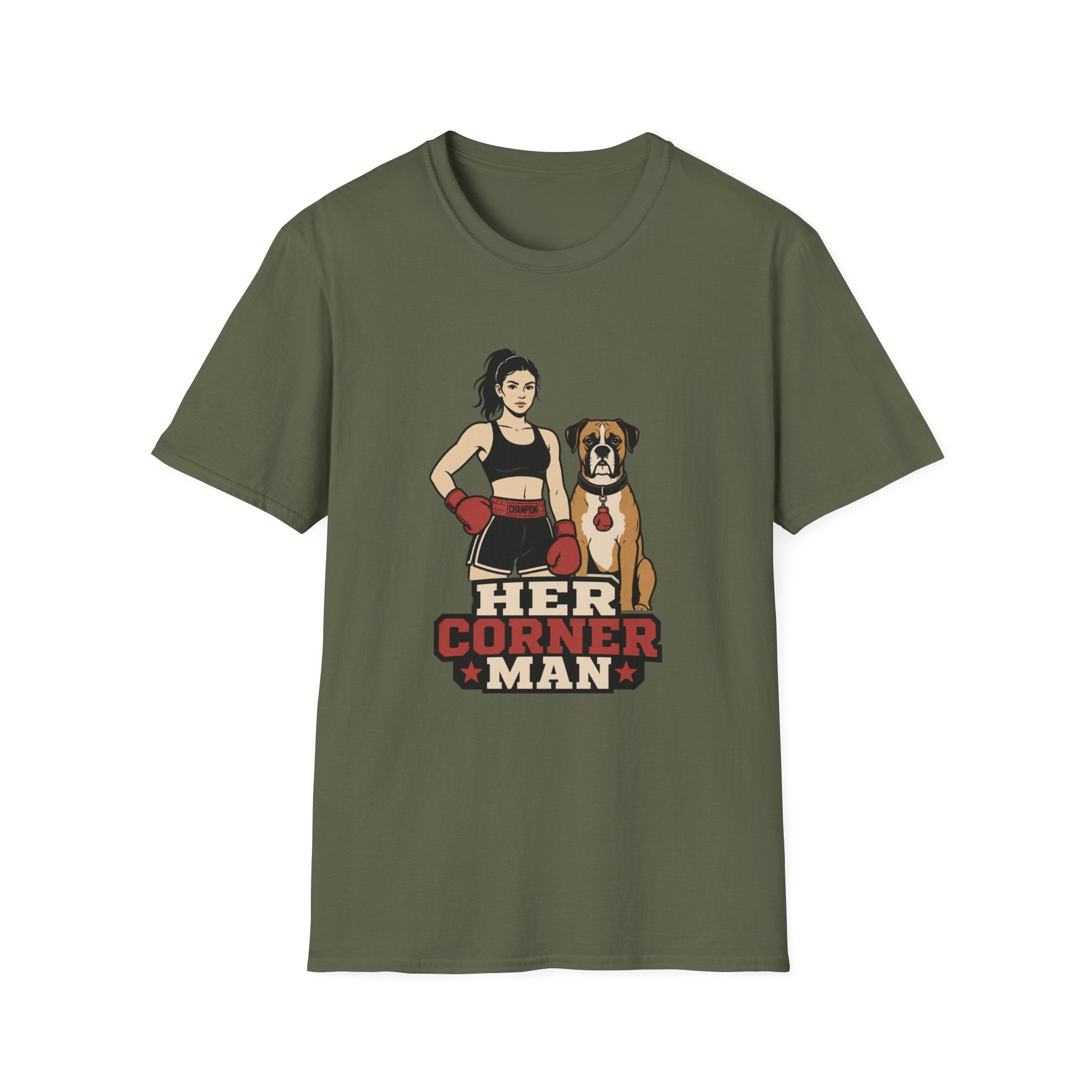 Her Corner Man Boxing T-Shirt