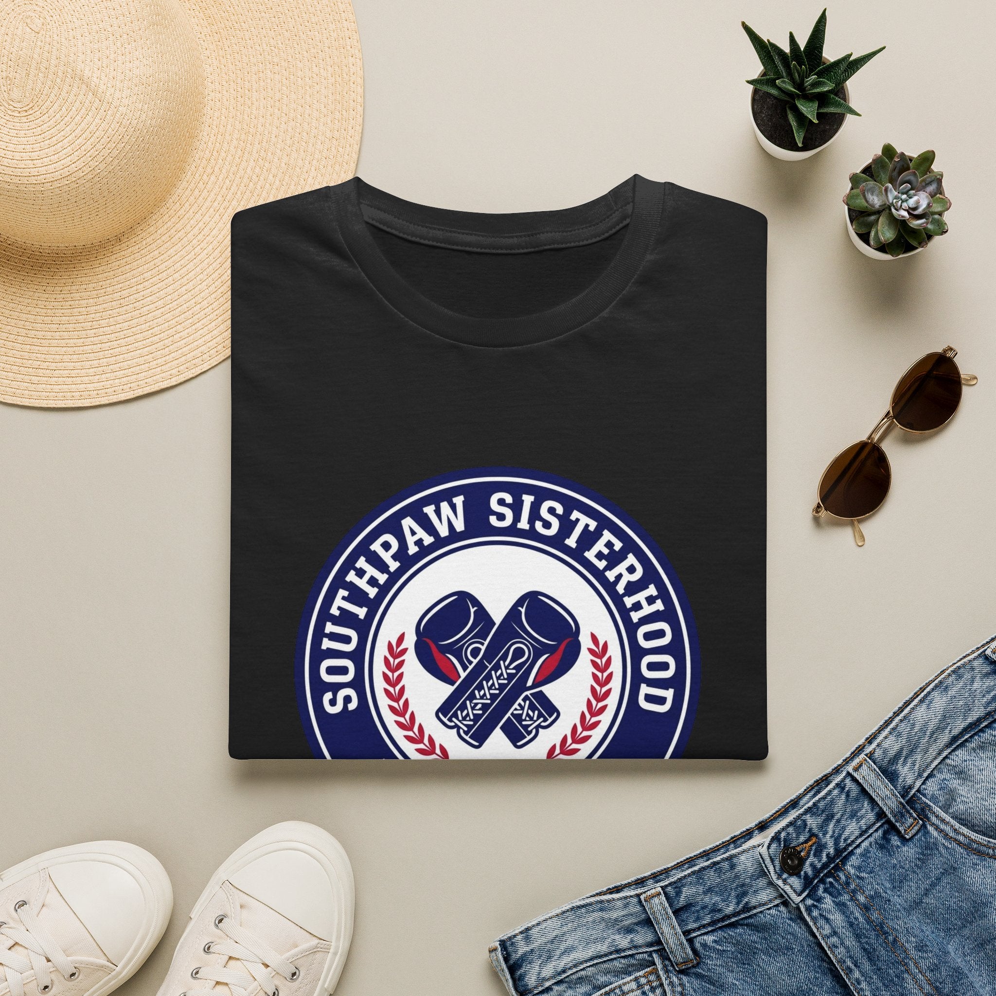 South Paw Sisterhood Fightclub Boxing T-Shirt