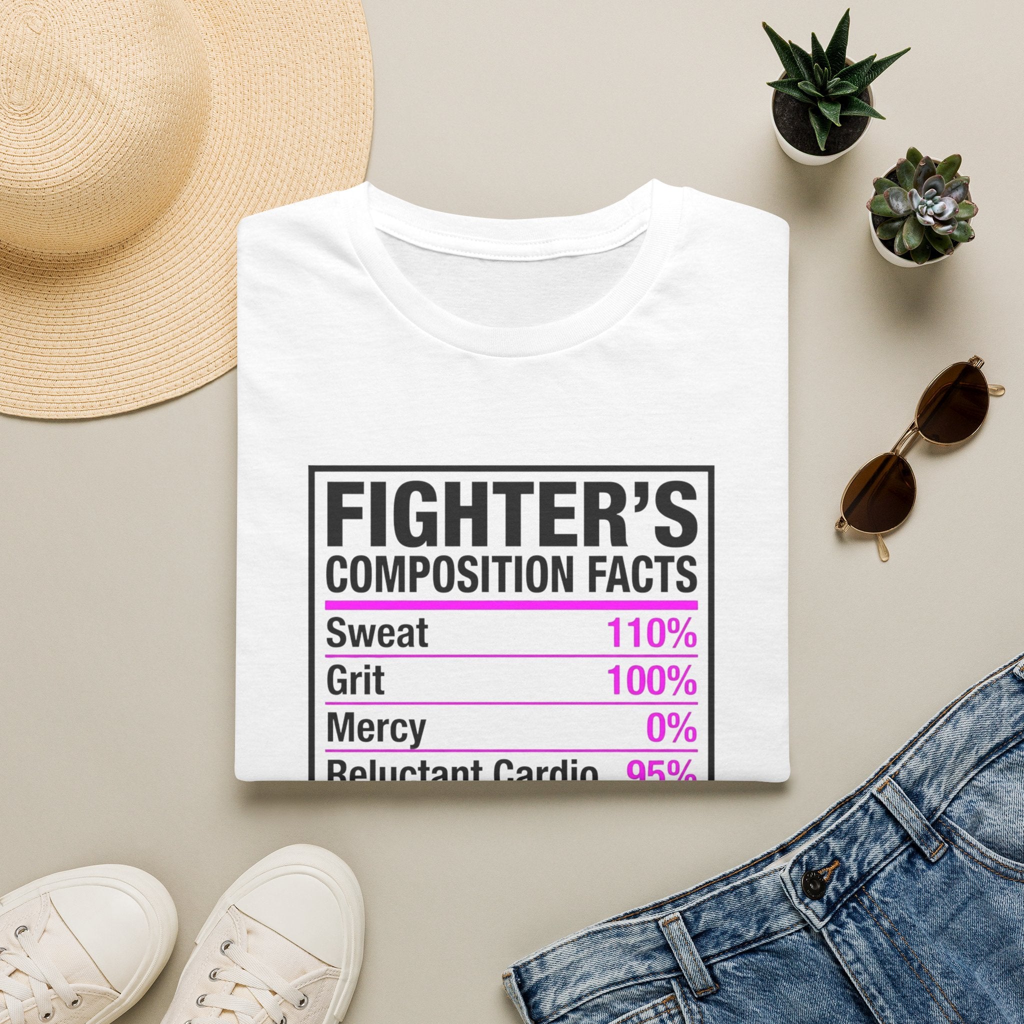 Fighter's Composition Facts Boxing T-Shirt