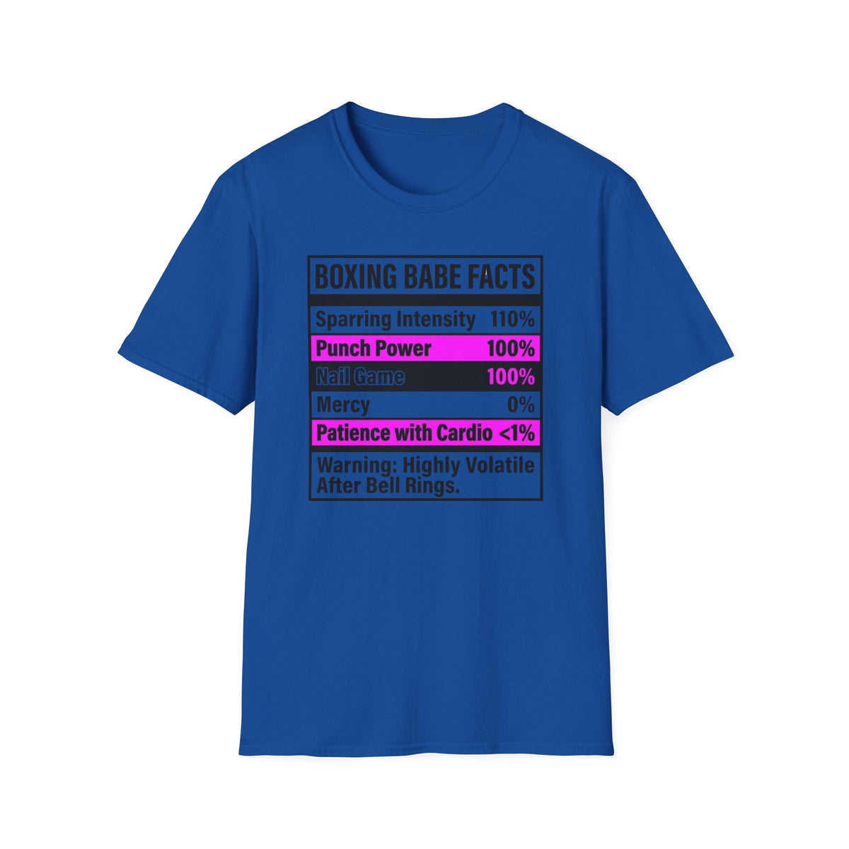 Boxing Babe Facts Boxing T-Shirt