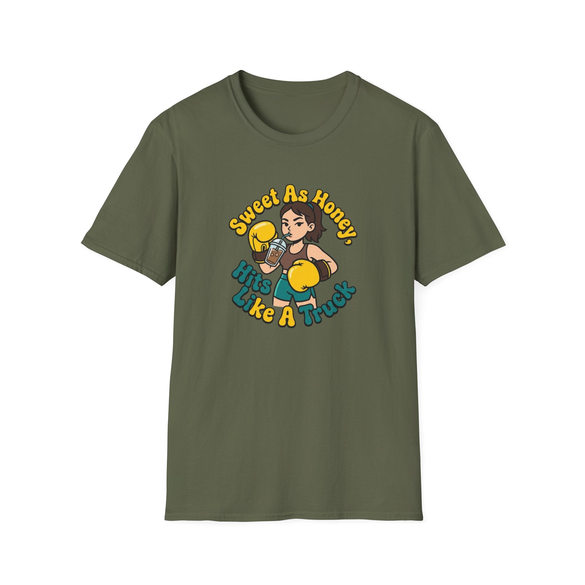 Sweet As Honey Hits Like A Truck Boxing T-Shirt