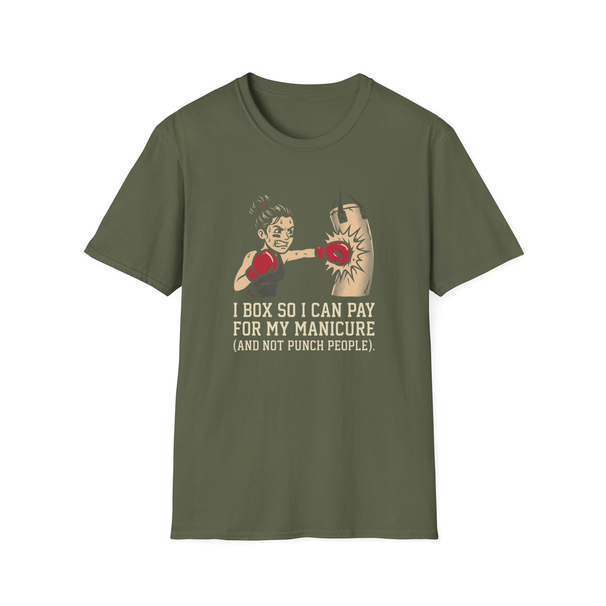 I Box So I Can Pay For My Manicure Boxing T-Shirt