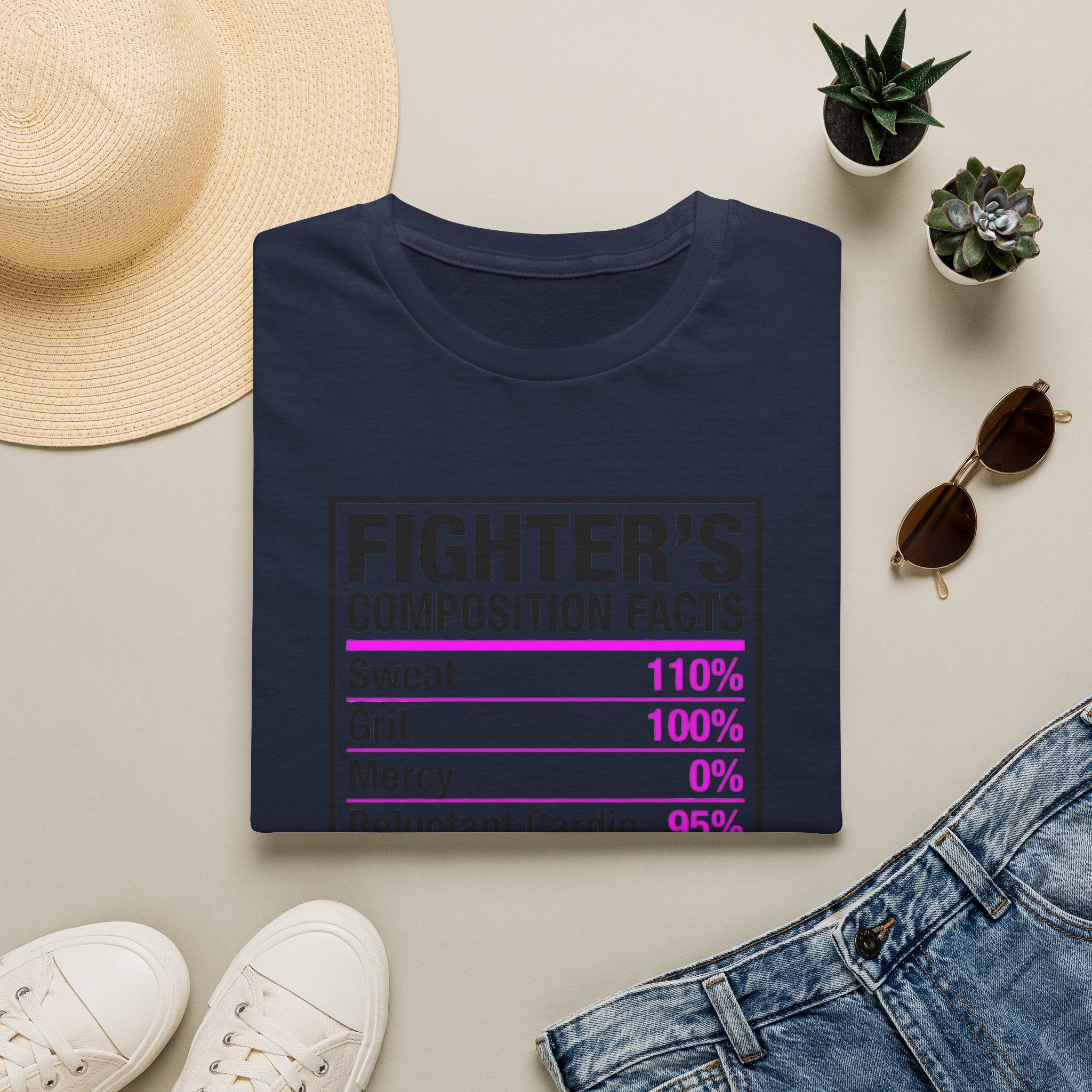 Fighter's Composition Facts Boxing T-Shirt