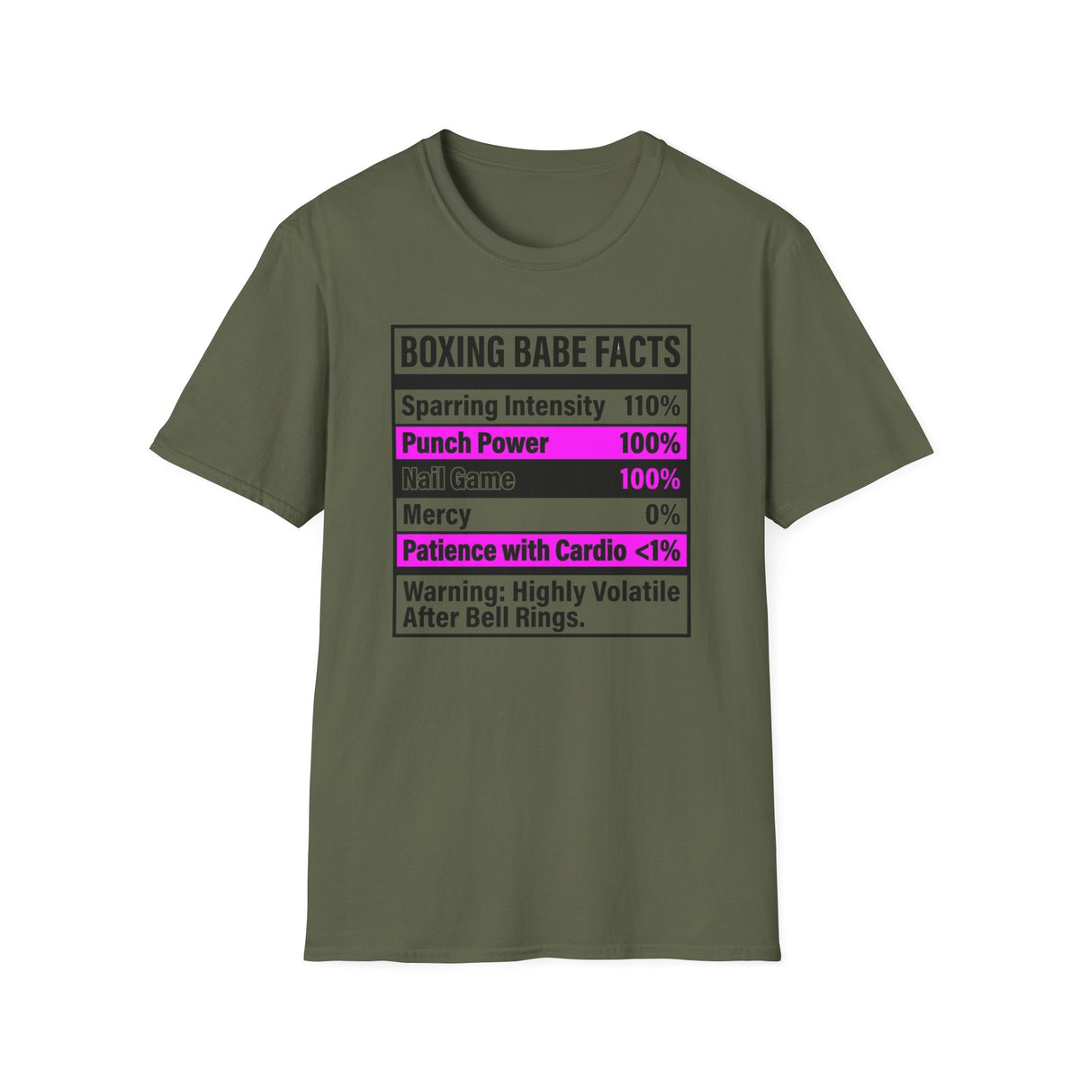 Boxing Babe Facts Boxing T-Shirt