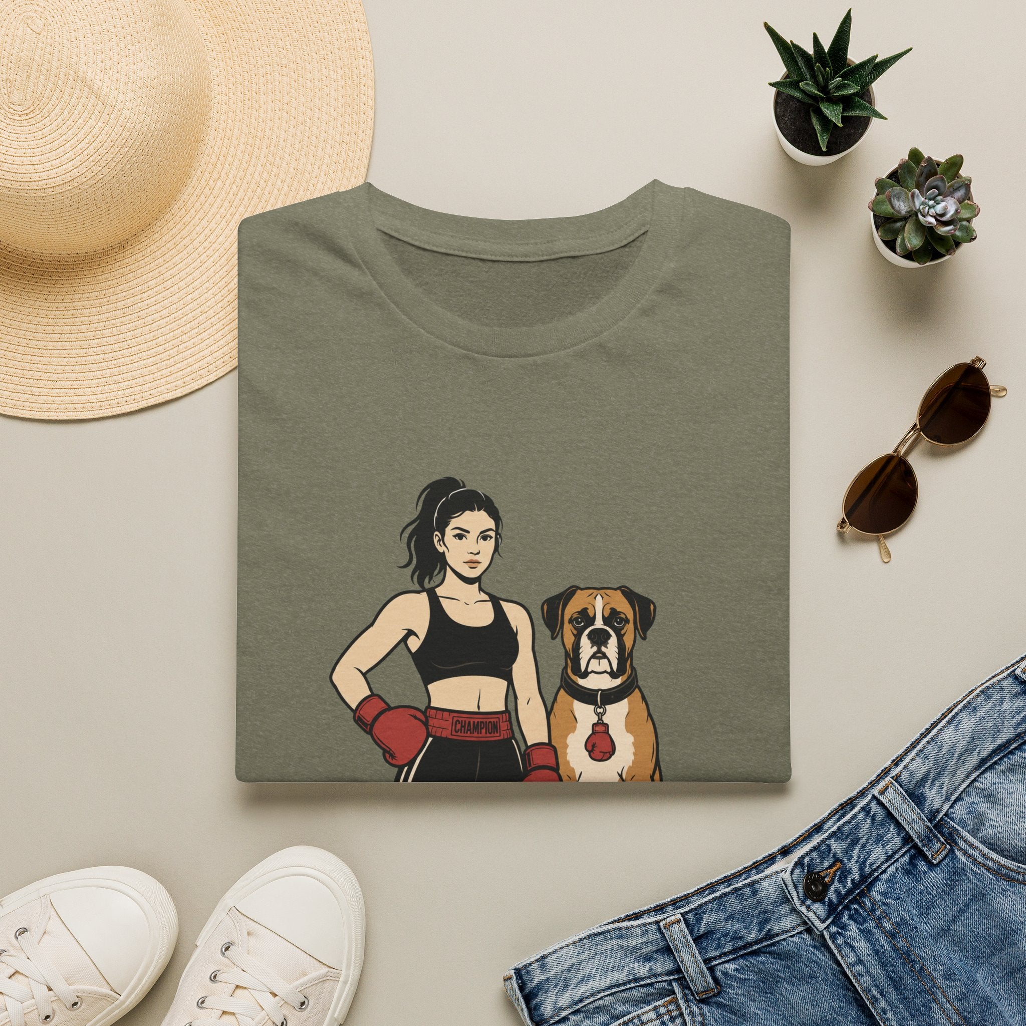 Her Corner Man Boxing T-Shirt