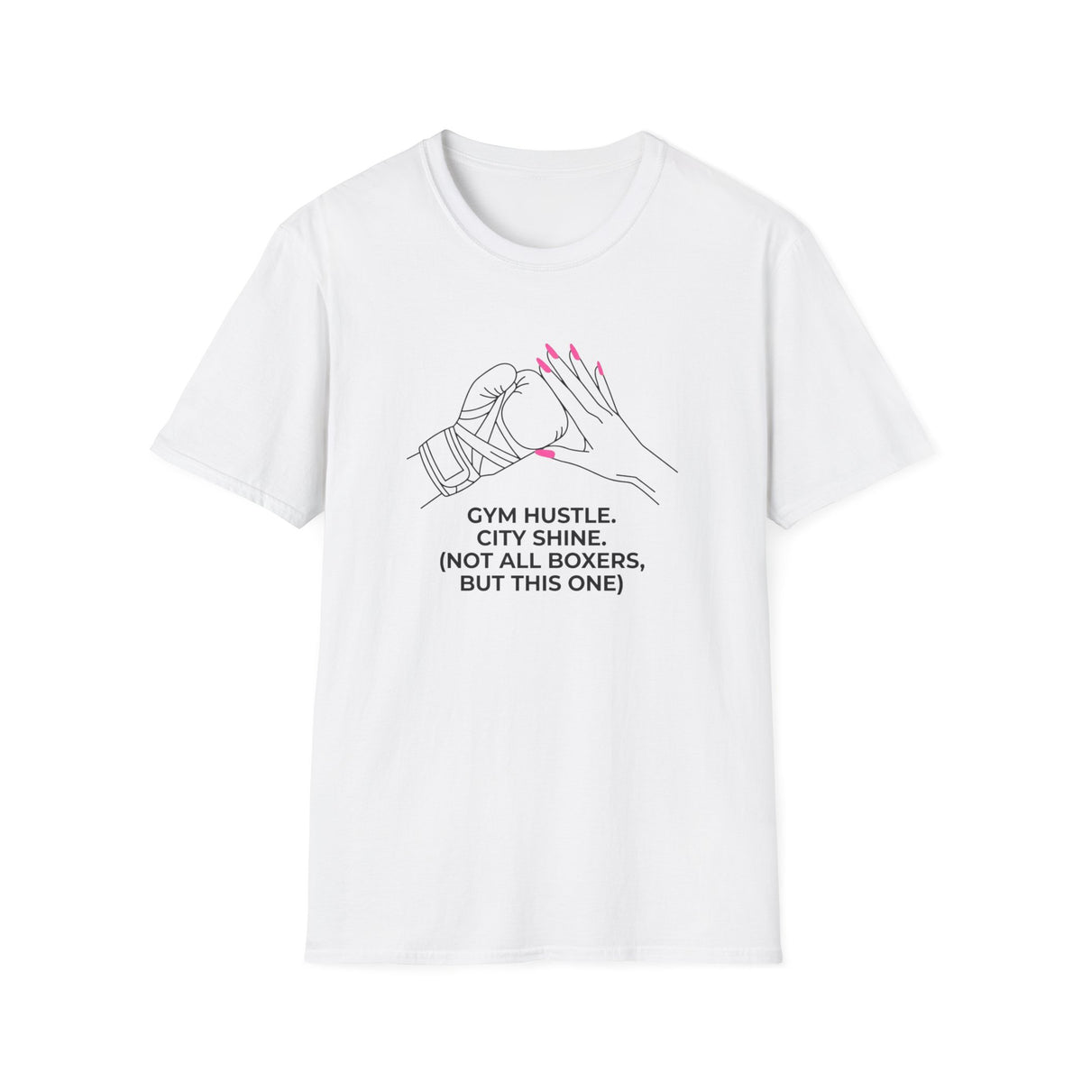 Gym Hustle City Shine Boxing T-Shirt