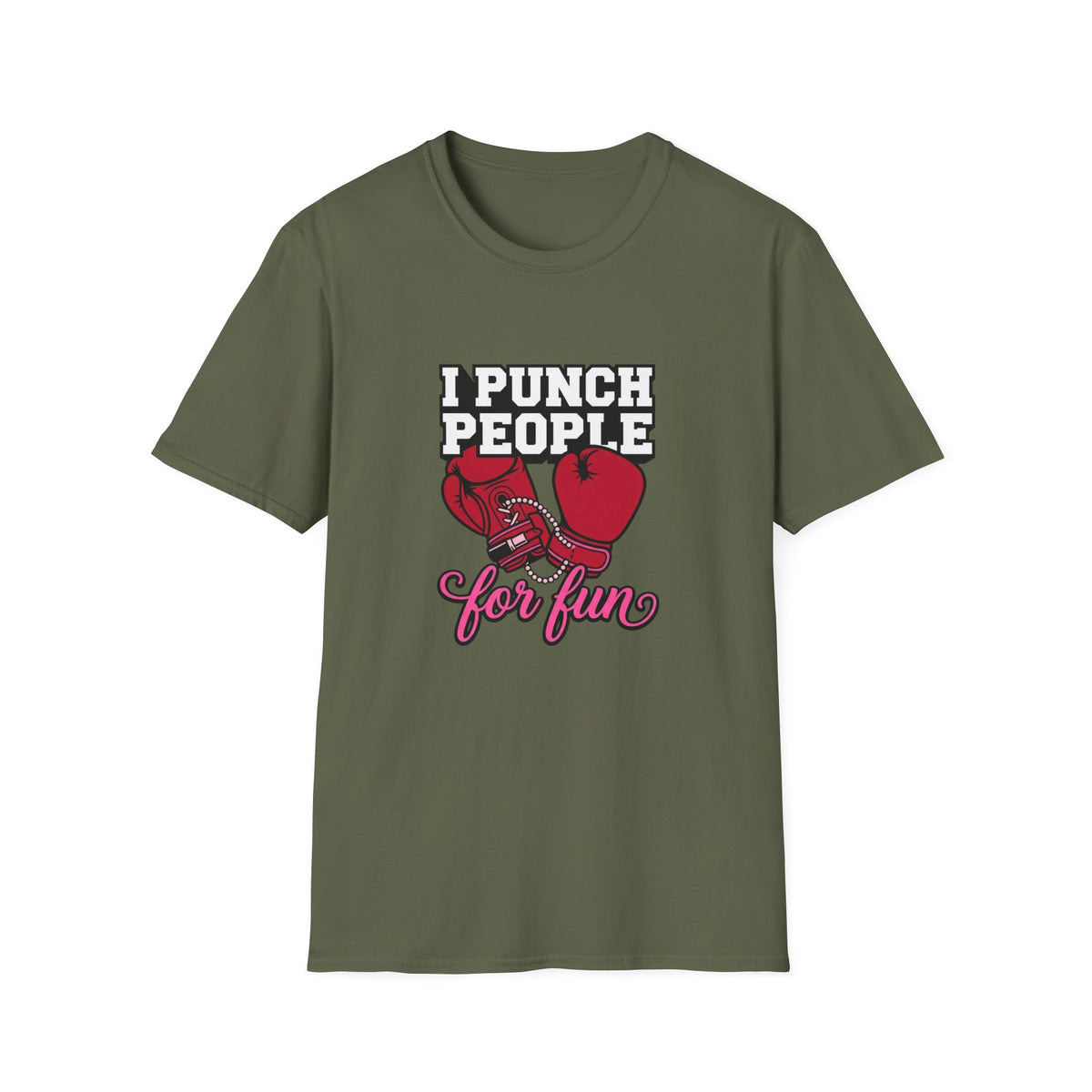 I Punch People For Fun BoxingT-Shirt