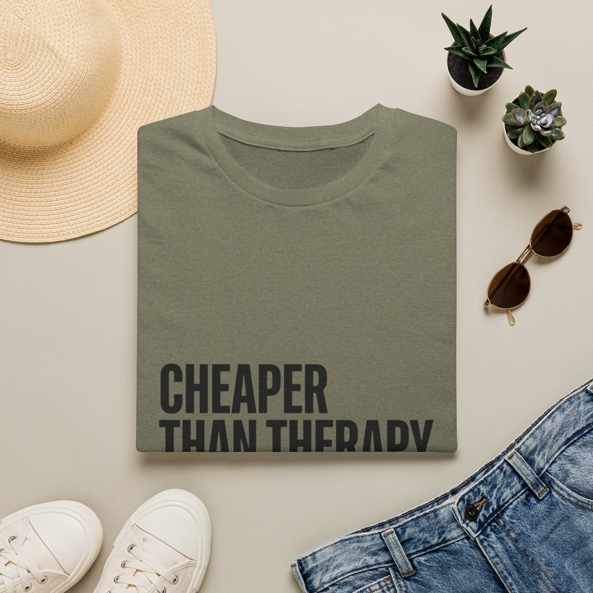 Cheaper Than Therapy Way More Impact Boxing T-Shirt