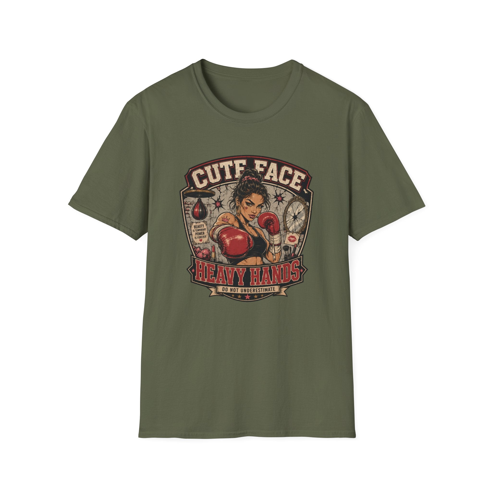 Cute Face Heavy Hands T-Shirt