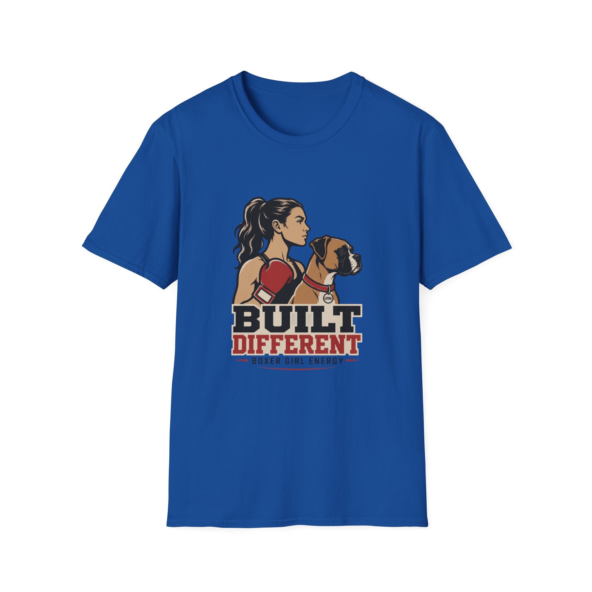 Built Different Boxer Girl Energy Boxing T-Shirt