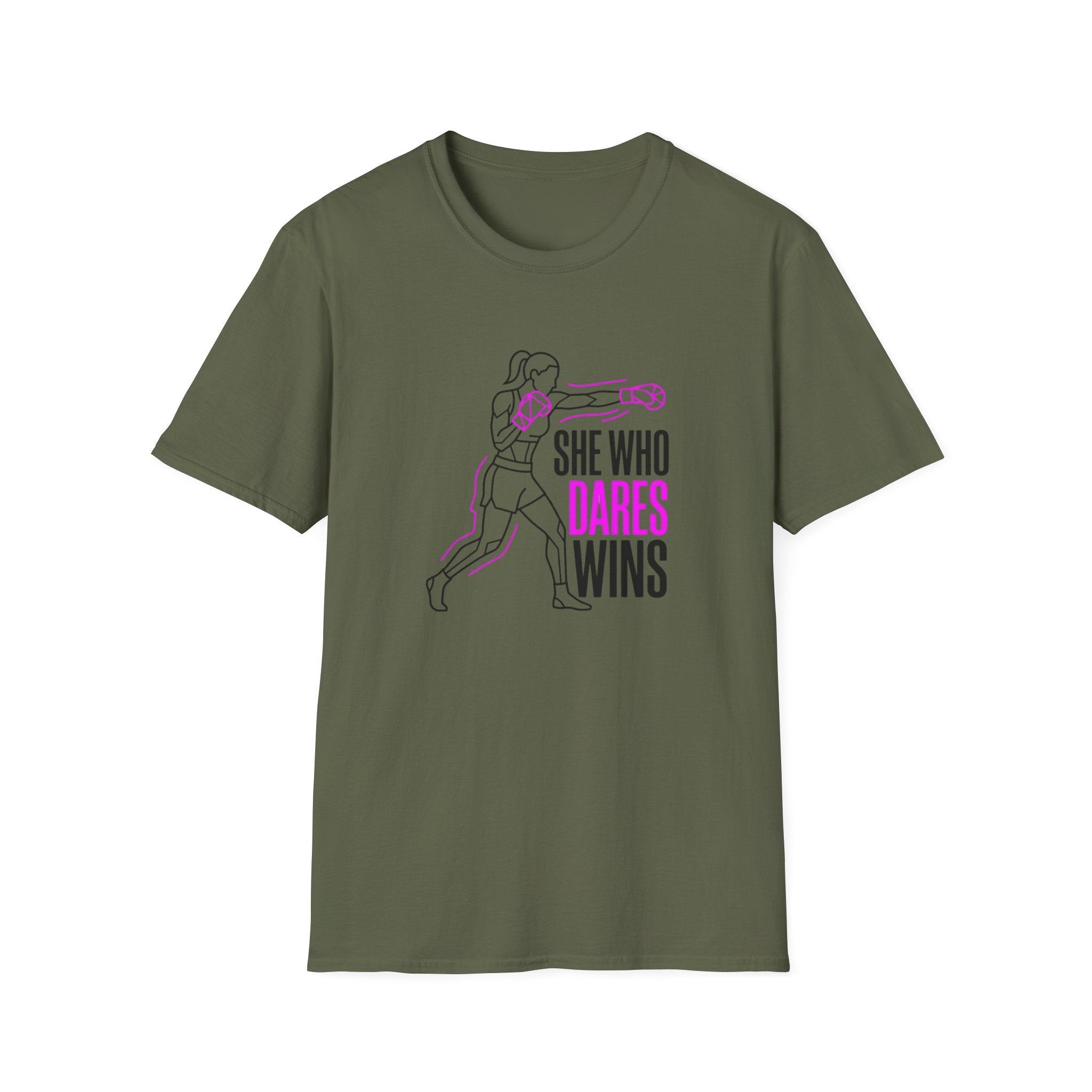 She Who Dares Wins Boxing T-Shirt