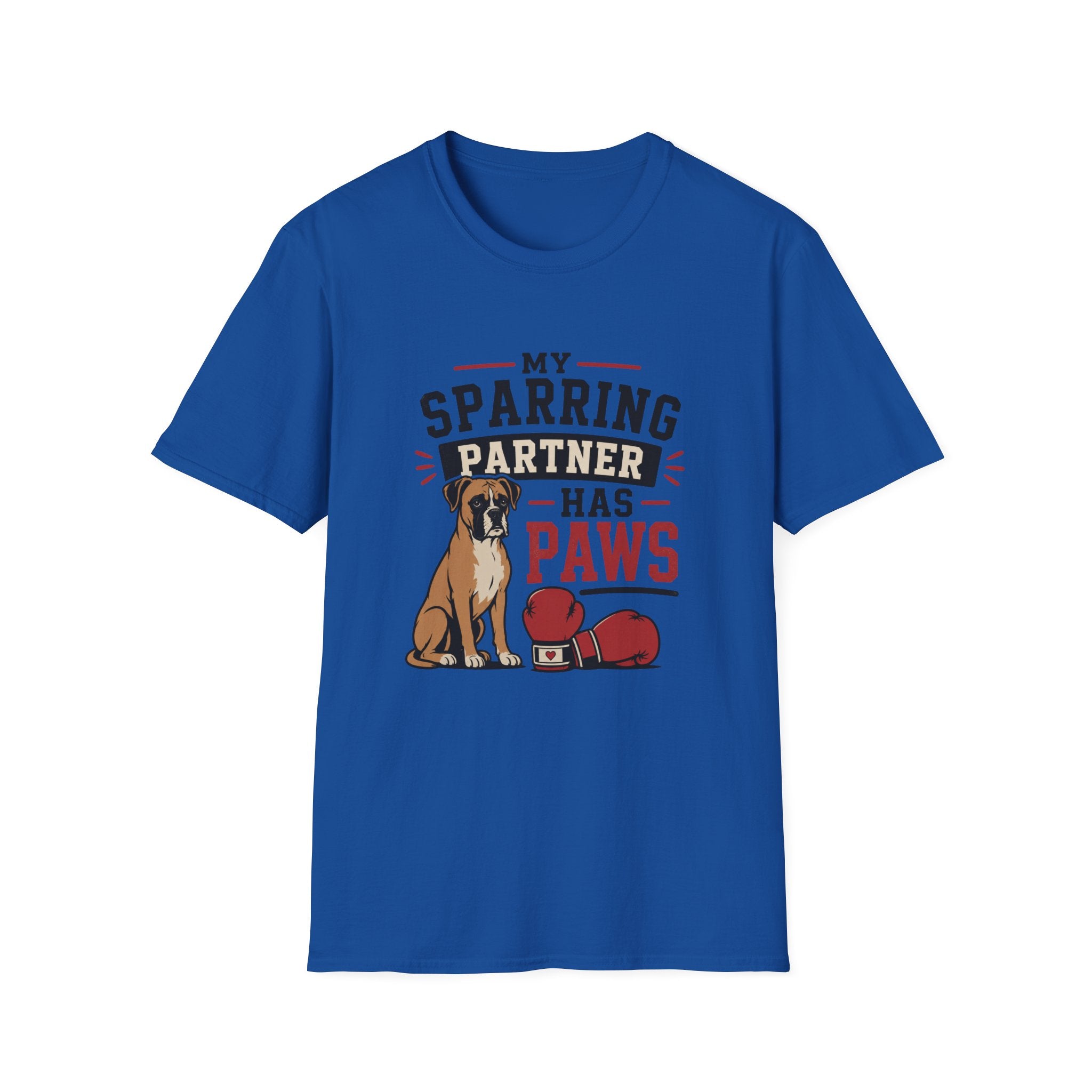 My Sparring Partner Has Paws Boxing T-Shirt