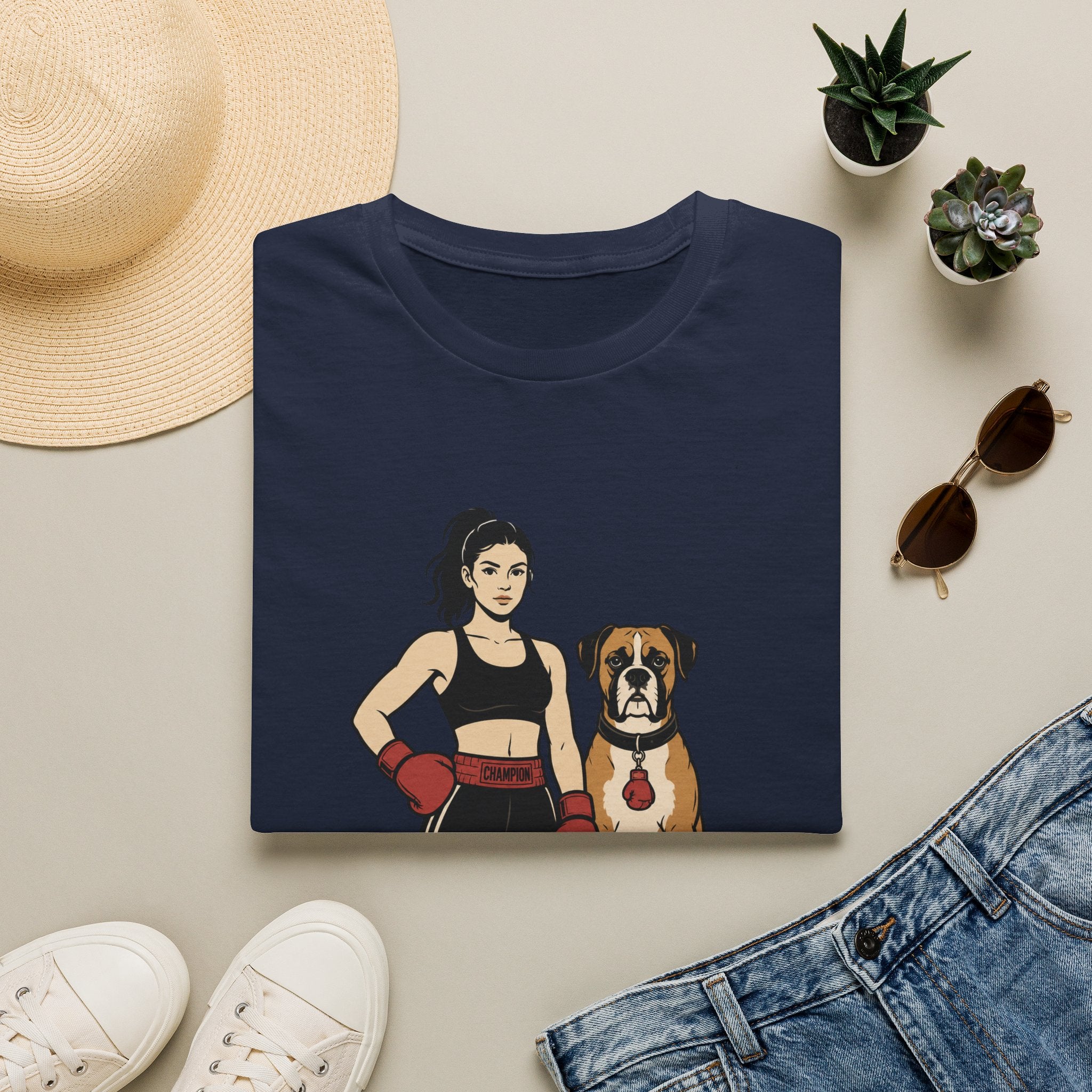Her Corner Man Boxing T-Shirt