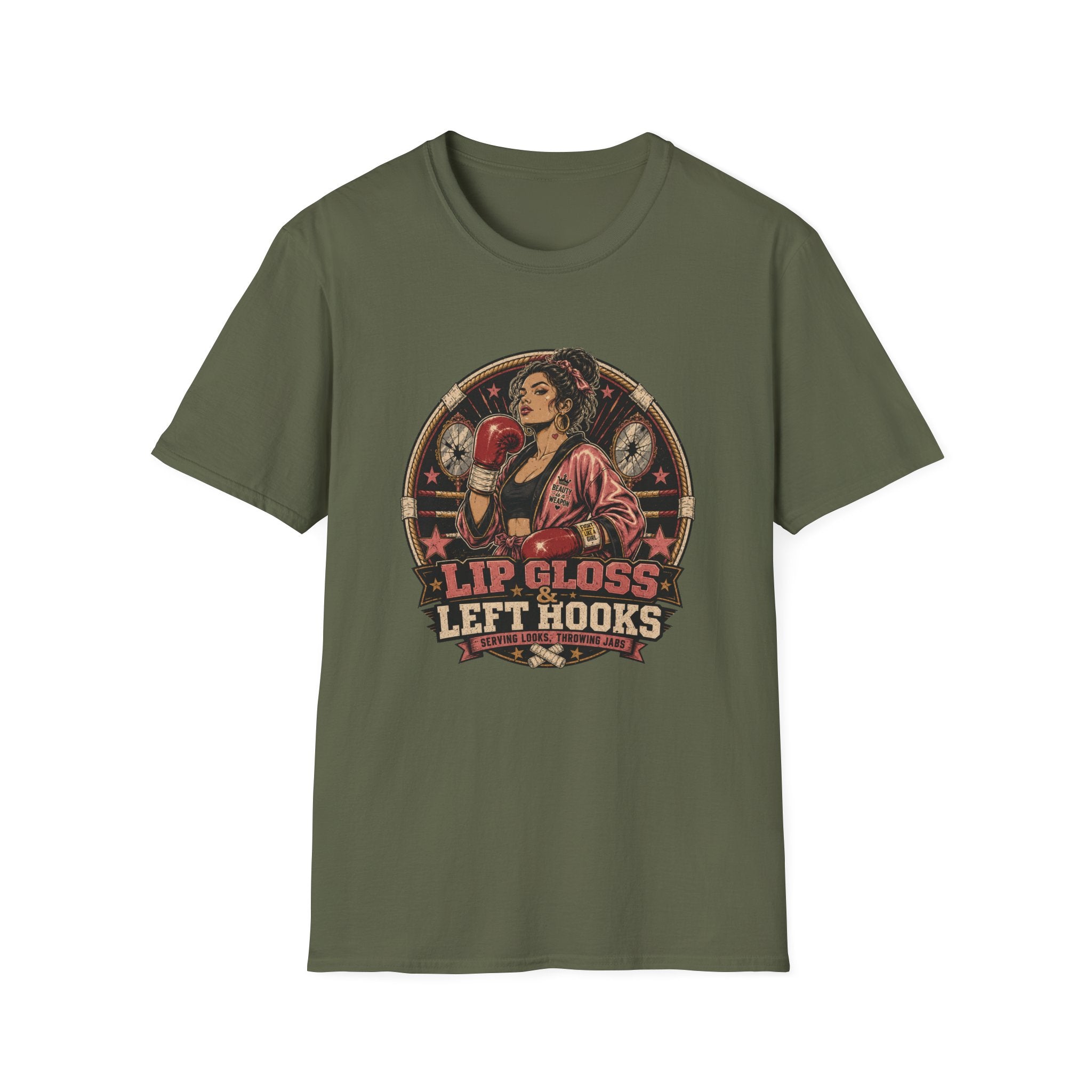 Lip Gloss Left Hooks T-Shirt