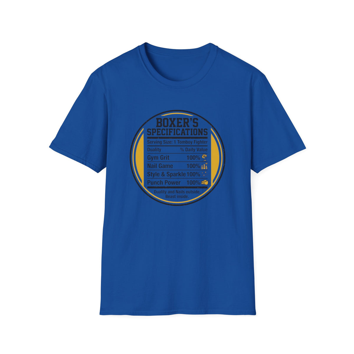 Boxer's Specifications BoxingT-Shirt