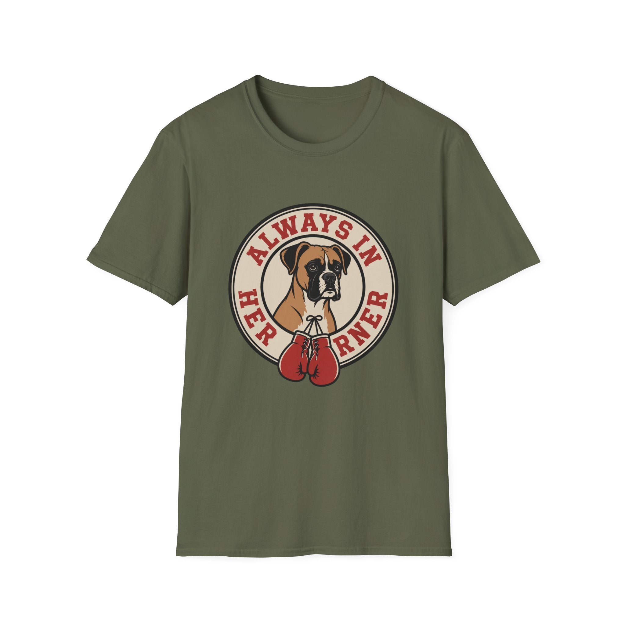 Always In Her Corner Boxing T-Shirt