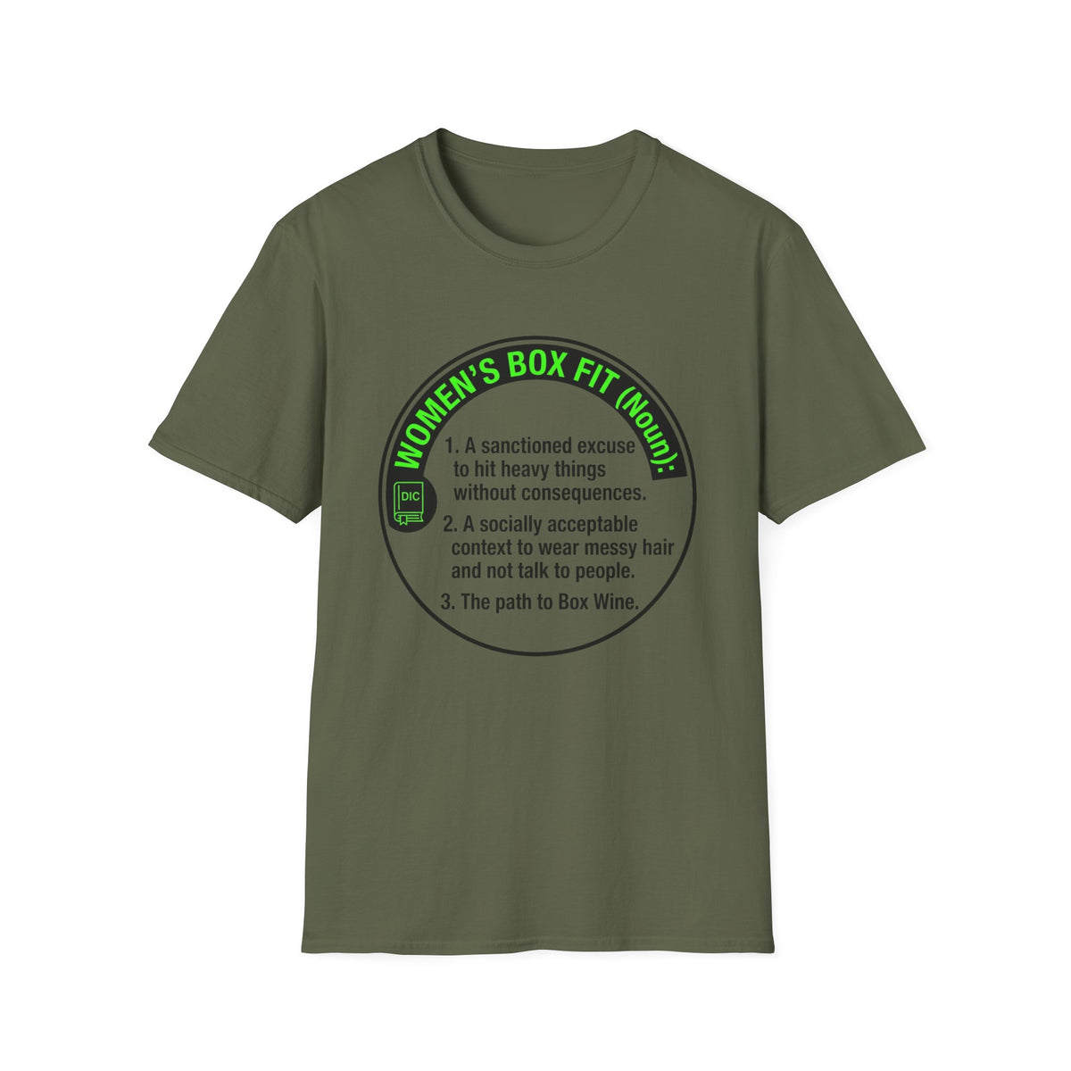 Women's Box Fit (Noun):  BoxingT-Shirt
